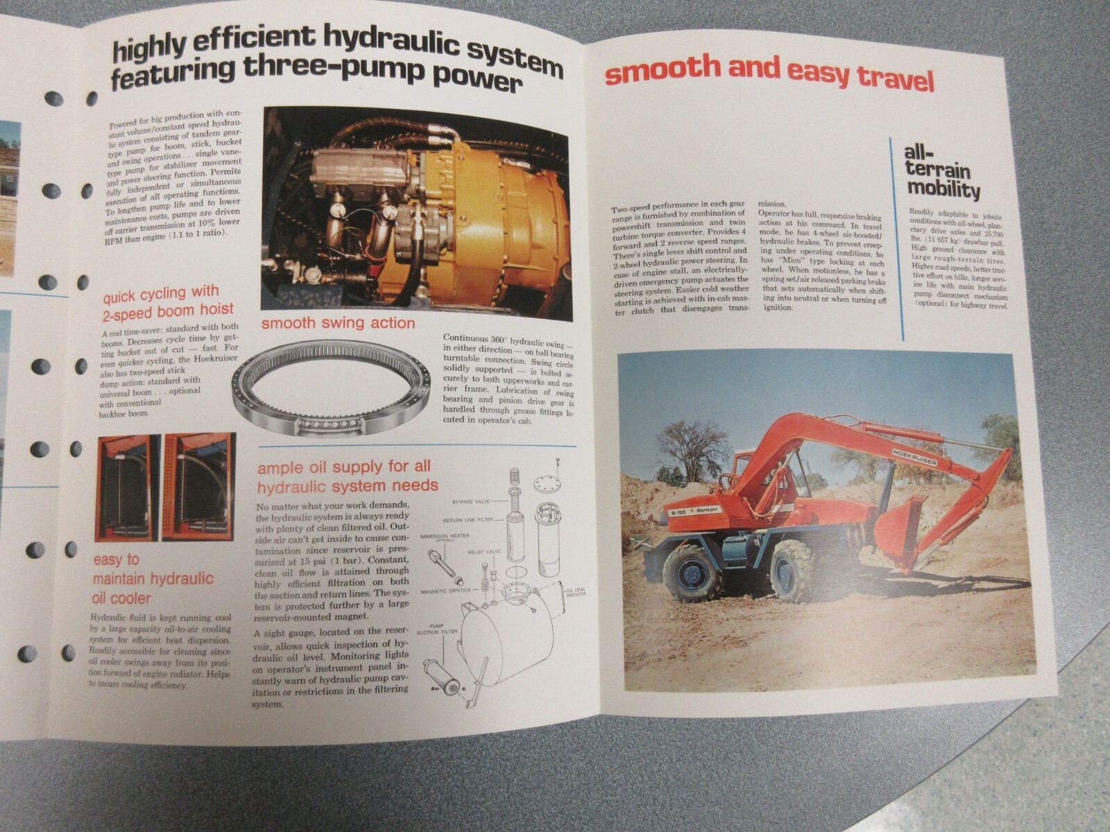 Koehring Bantam S-155 Sales Brochure 6 Page