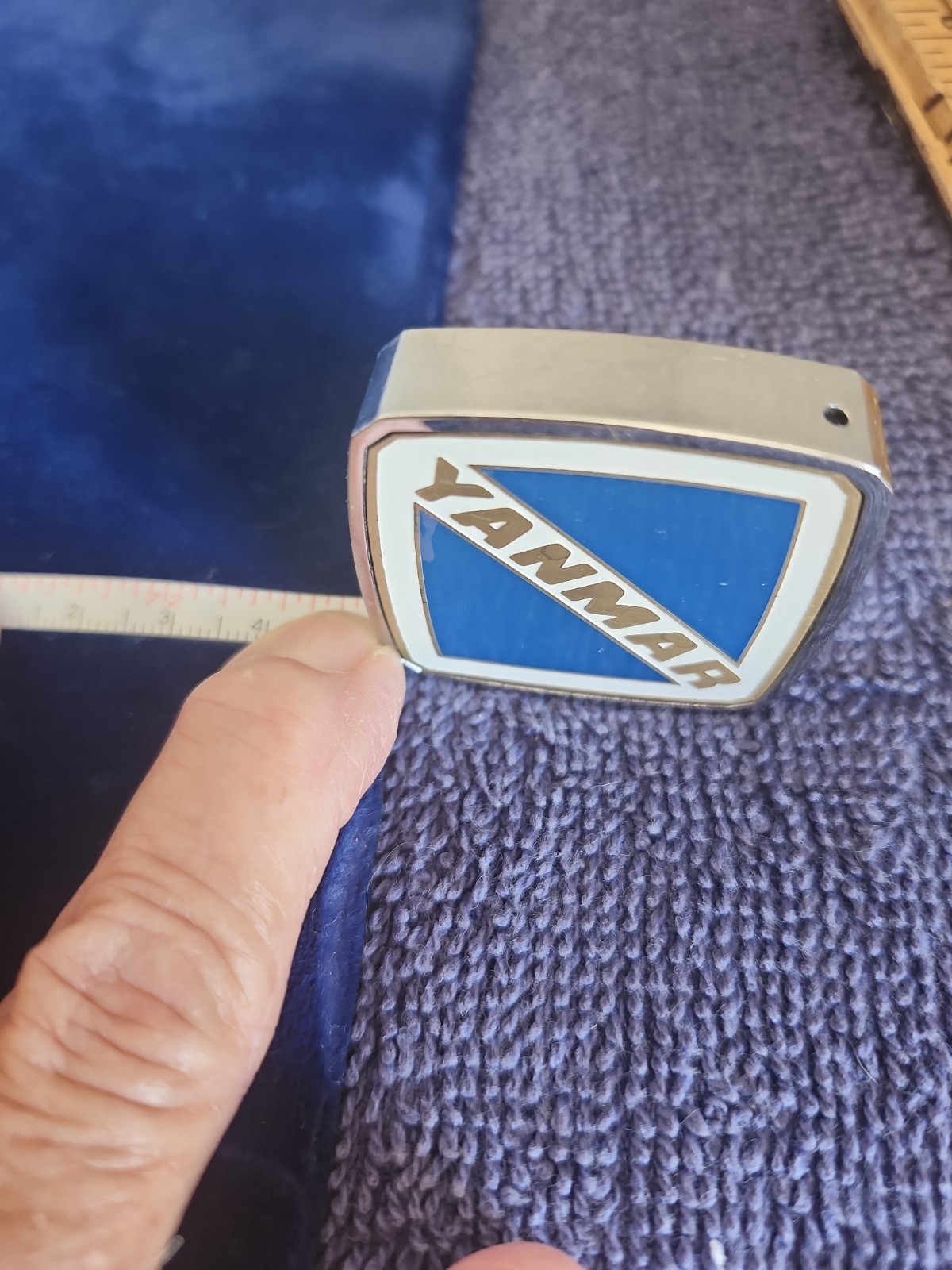 “YANMAR” PROMO;ADVERTISING MINI POCKET TAPE MEASURE; CM & NUMERIC MEASUREMENTS