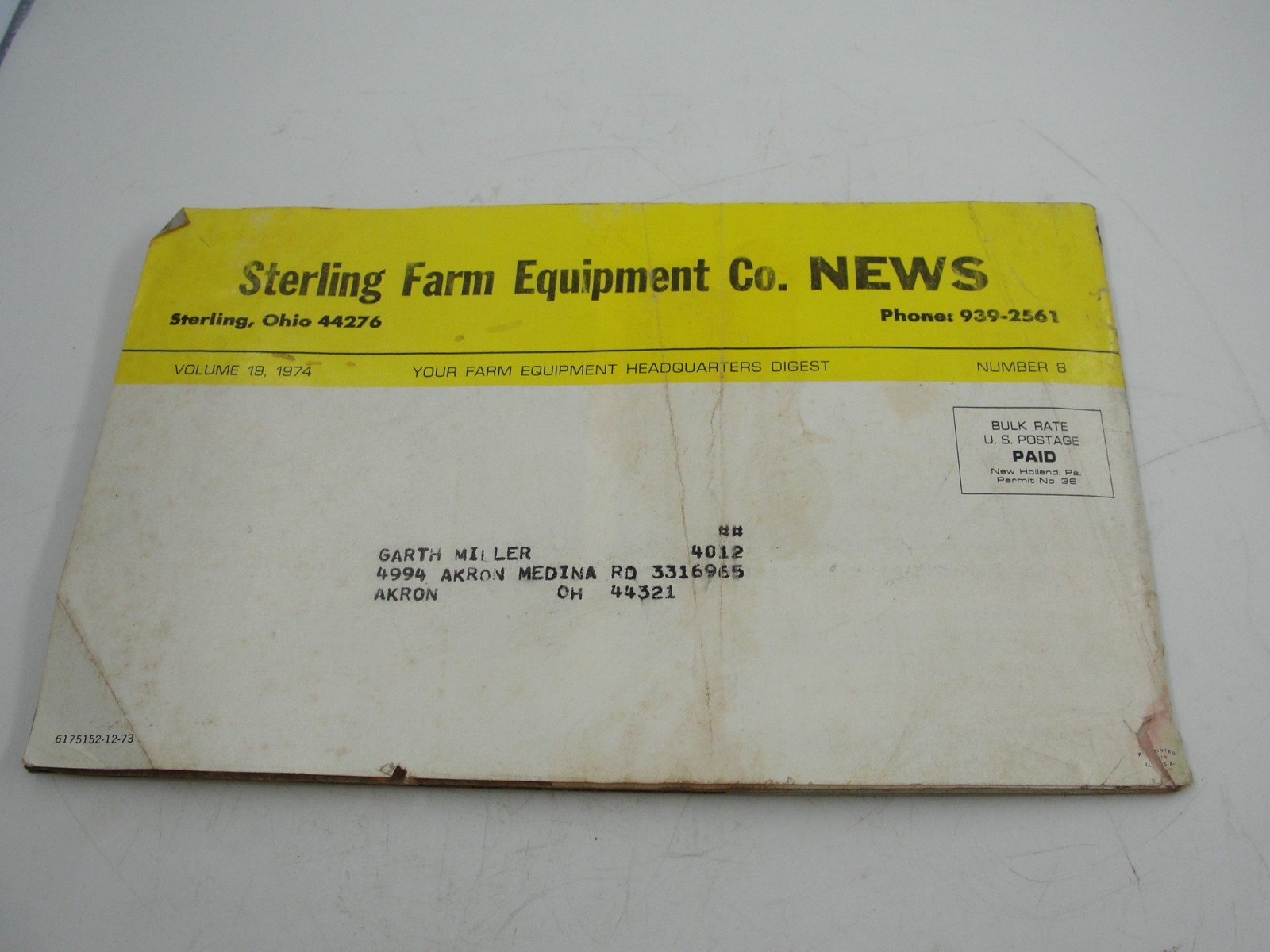 Sperry New Holland Haymakers Handbook Vol 19 1974 Brochure