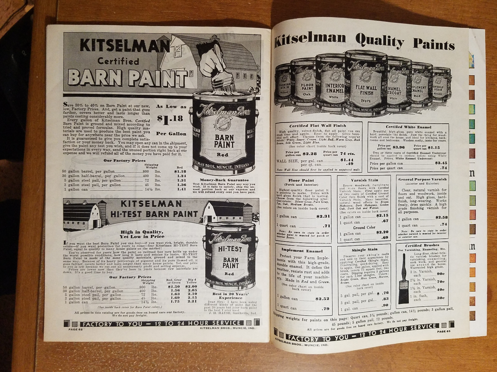 1926 Kitselman Fence Catalog & Order Form: Fence, Gates, Posts, Barbed Wire