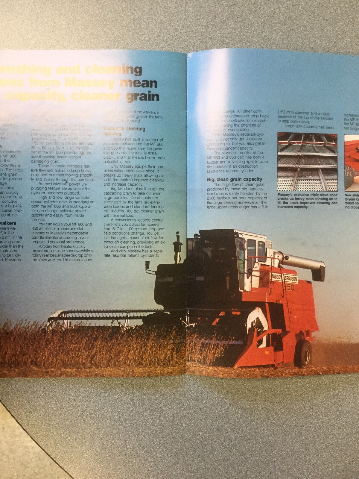Massey Ferguson Combines- 860/850 16 Pages