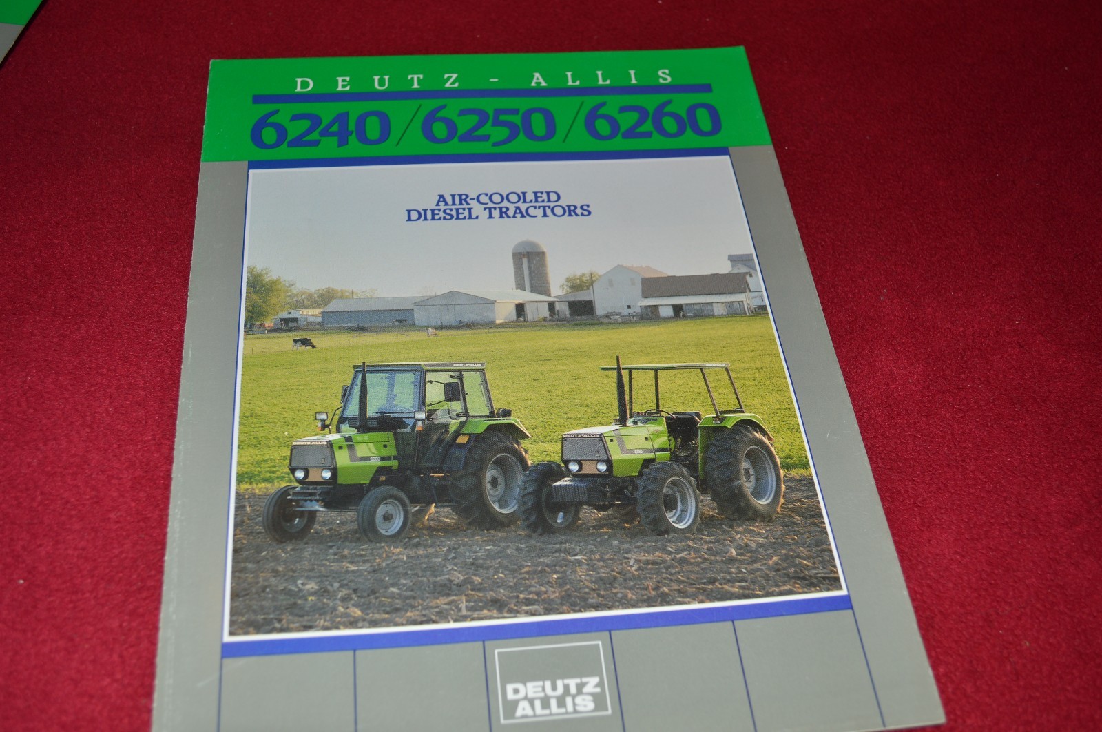 Deutz Fahr Allis 6240 6250 6260 Tractor Dealer’s Brochure AED 1039-8608R LCOH