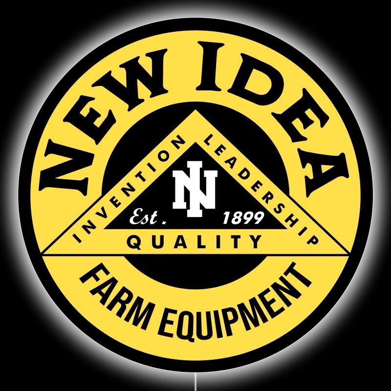 New Idea Farm Equipment NEW LED Hanging Lighted Sign: 23″ Dia. Round