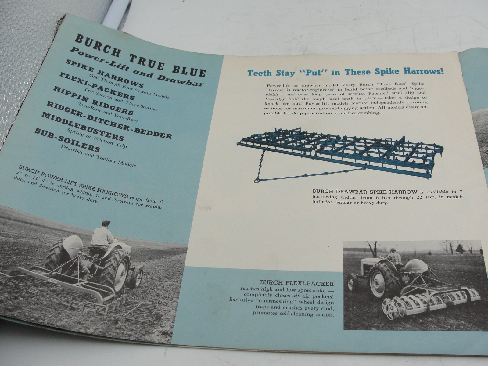 Burch True Blue Tractor-Engineered Planters and Tillage Tools Brochure