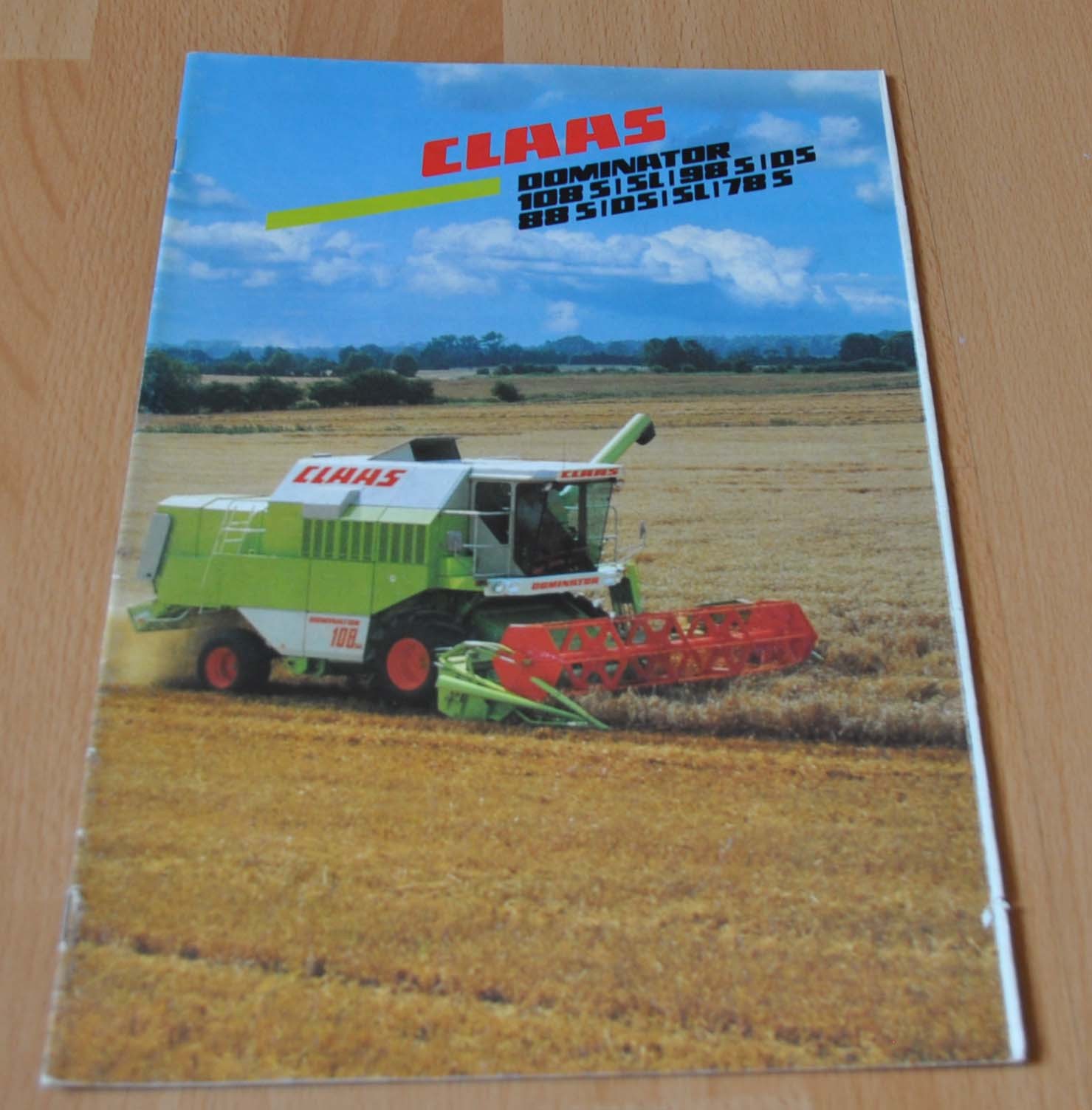 Claas Dominator Combine Harvester Brochure Prospekt
