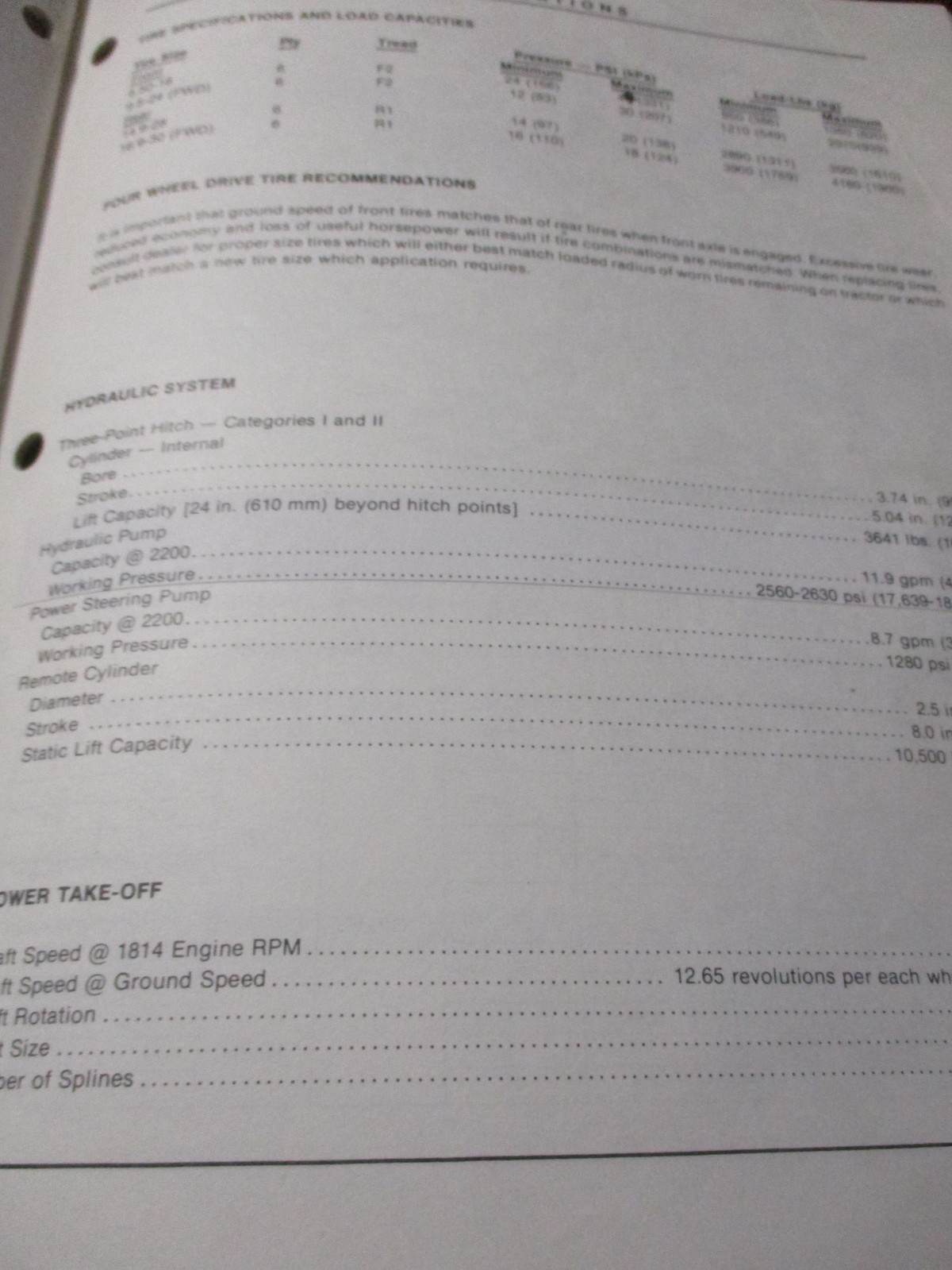 White 2-55 Field Boss Tractor Operator’s Manual 1982