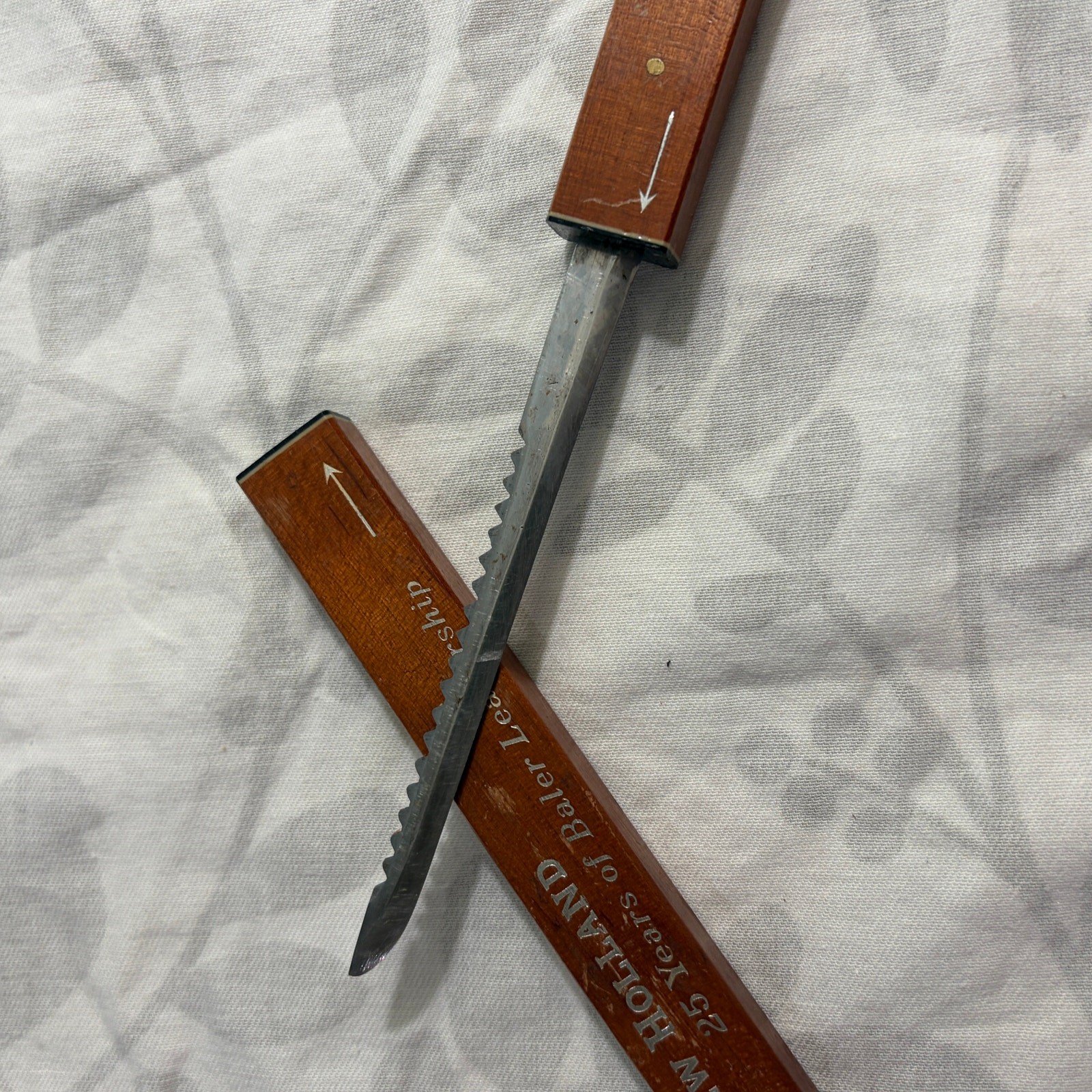 Vintage New Holland 25 Years of Baler Leadership Advertising Fishing Filet Knife