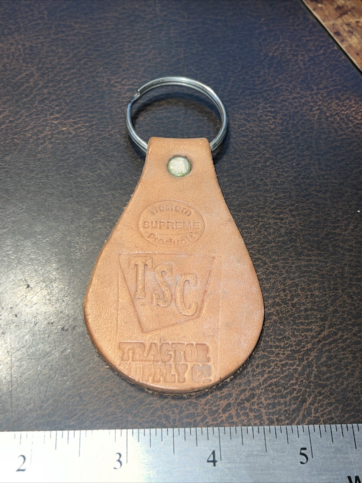 Vintage Automobile Keychain TSC Tractor Supply Co