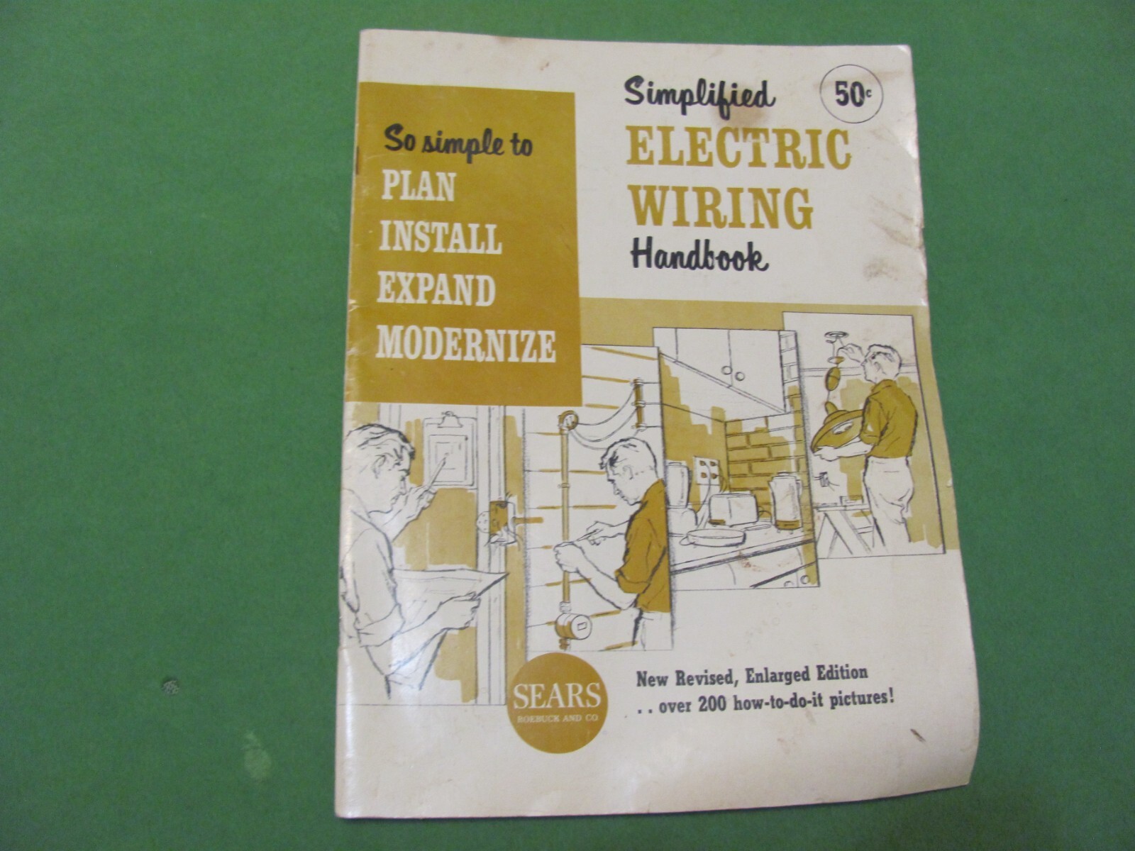 Vintage Simplified Electric Wiring Handbook 1964 Printed in USA.