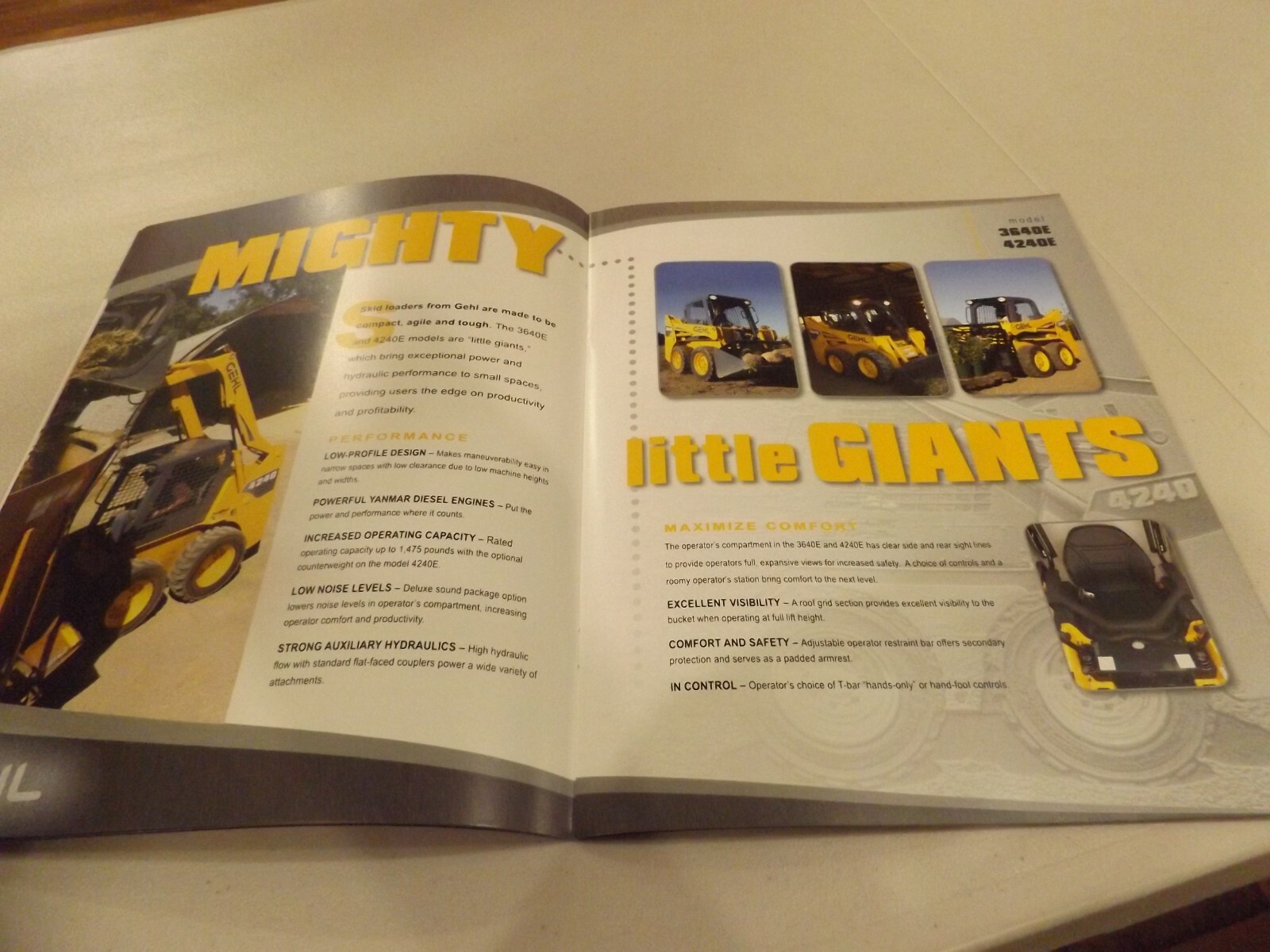 GEHL FULL LINE E-SERIES SKID LOADERS, LITERATURE # ELS-15M 2010