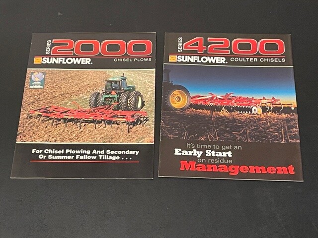 Sunflower Series 2000 Chisel Plow & 4200 Coulter Chisels Dealer’s Brochure