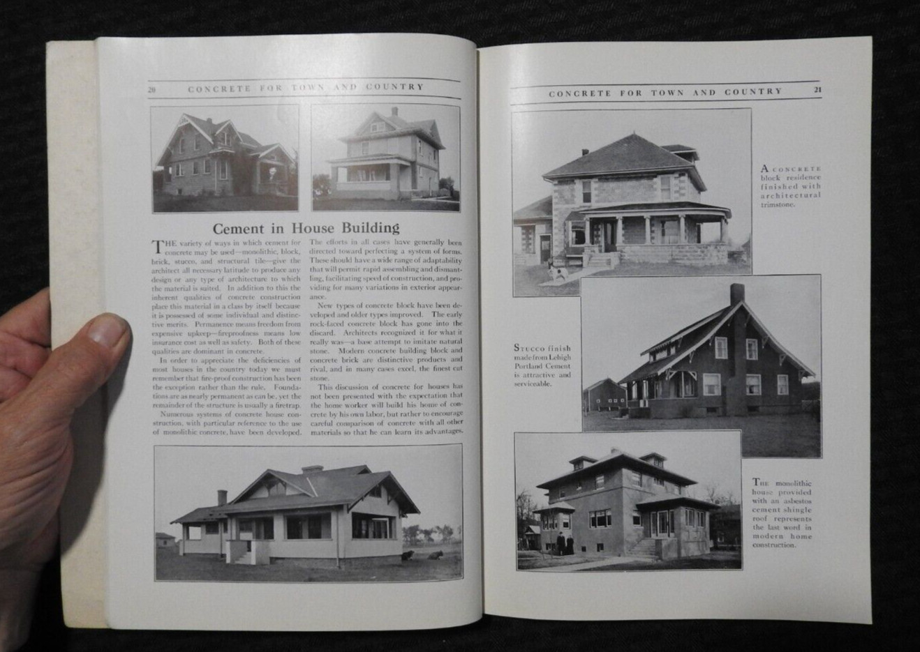 1922 Lehigh Cement Company “Concrete for Town & Country” Allentown PA Catalog