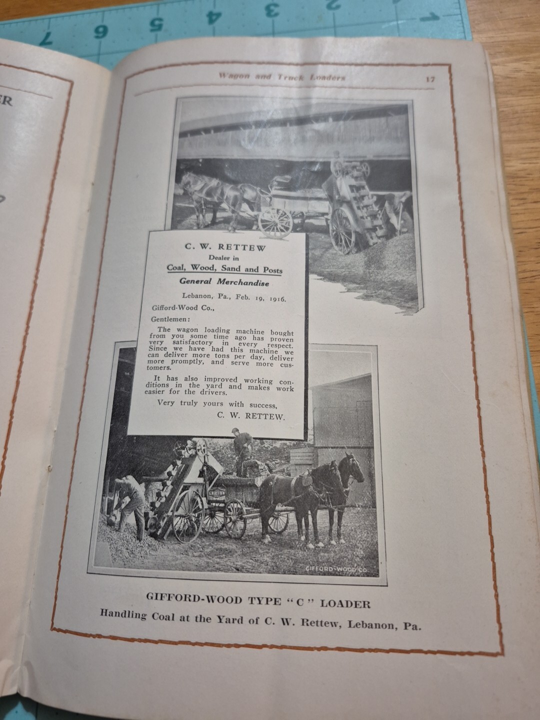 1916 Original Gifford-Wood Co. Wagon Loaders No. 22 Catalog