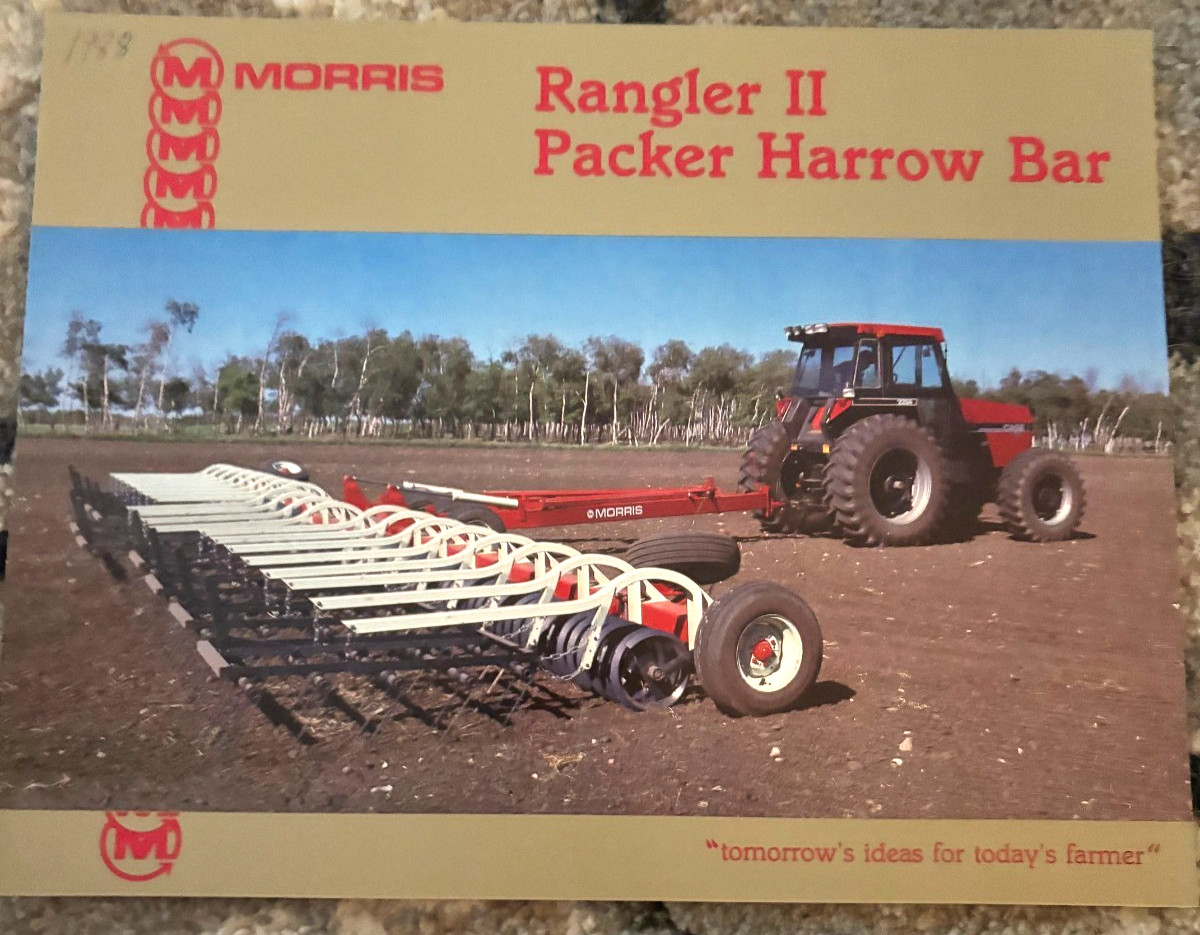 Morris Rangler II Packer Harrow Bar Brochure FCCA25