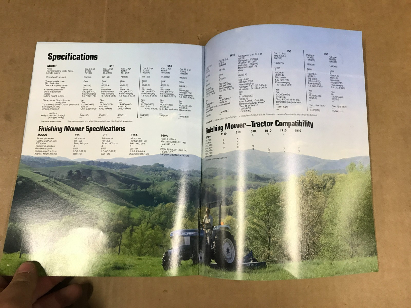 Vintage Ford Rotary Cutters Salesman Brochure