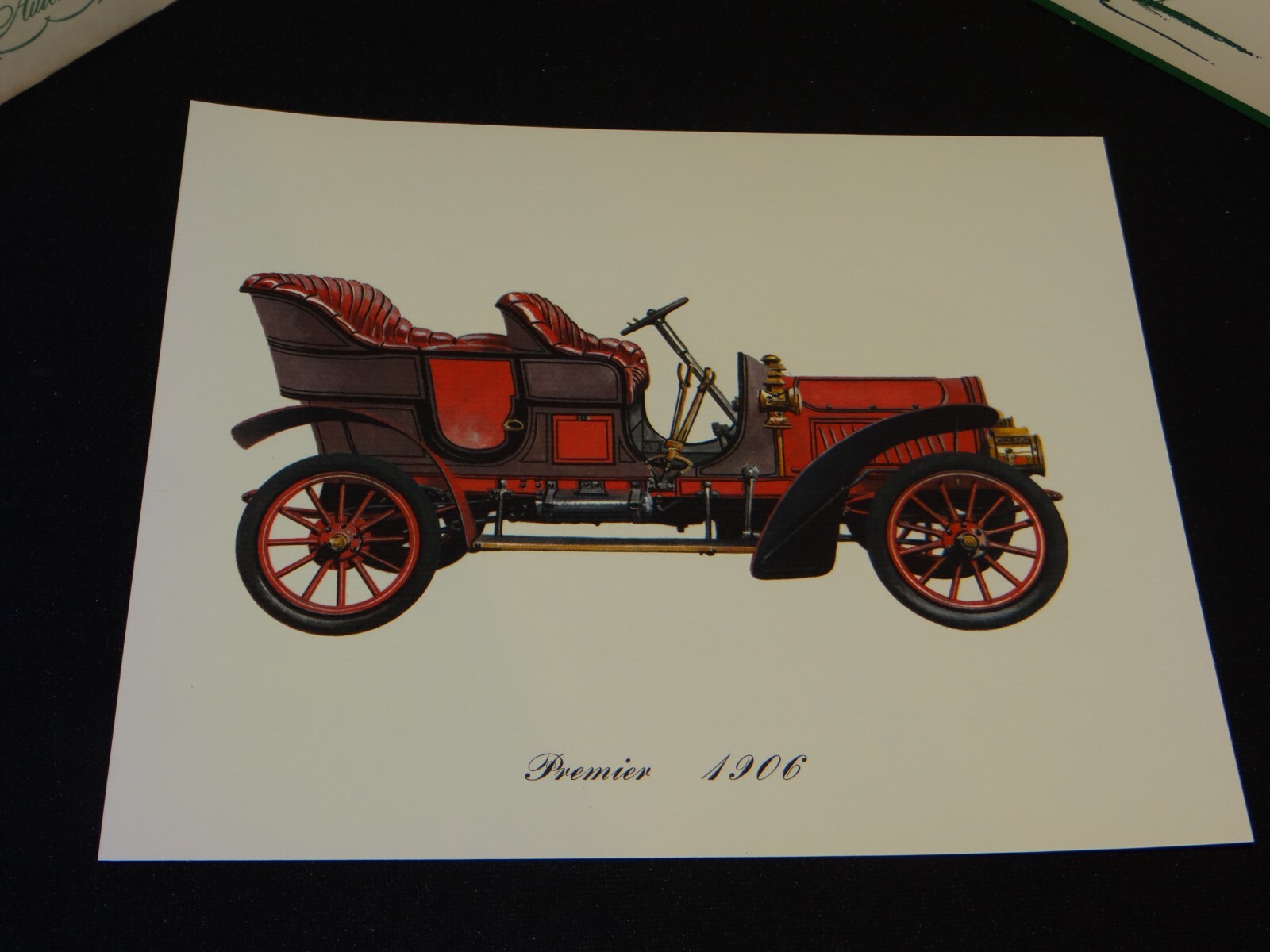 1950’s Cities Service Gasoline Early Automobile Prints Complimentary Gift w/Env.