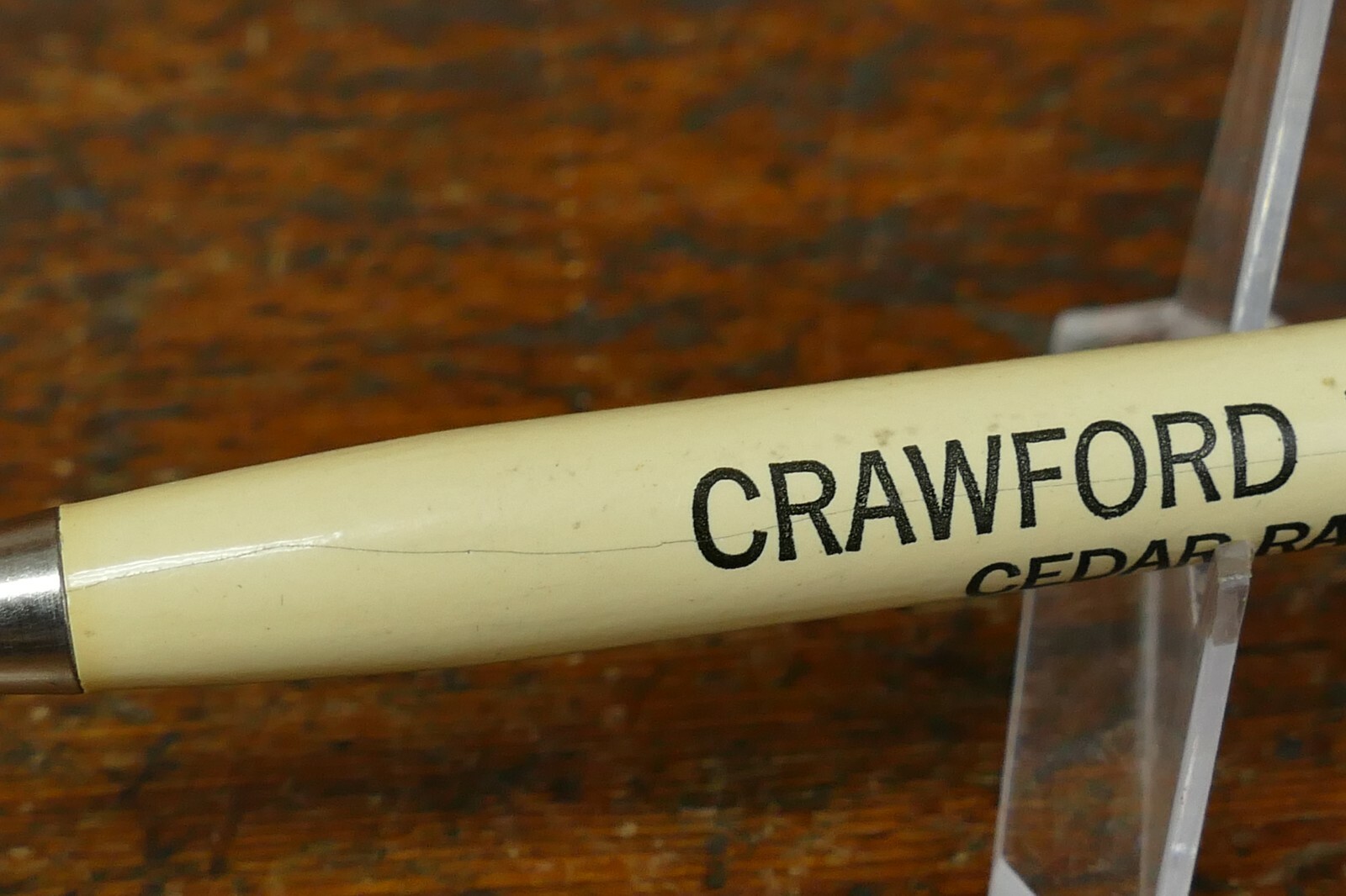 Vintage 1940s/1950s Crawford Tractor Co. Mechanical Pencil – Cedar Rapids, Iowa