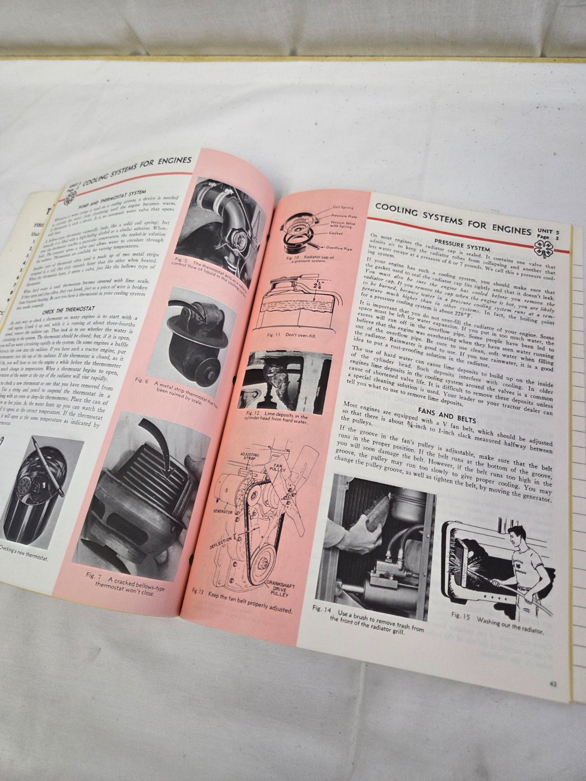 1963 4H Tractor Care And Safety Program Manual Book Second Year