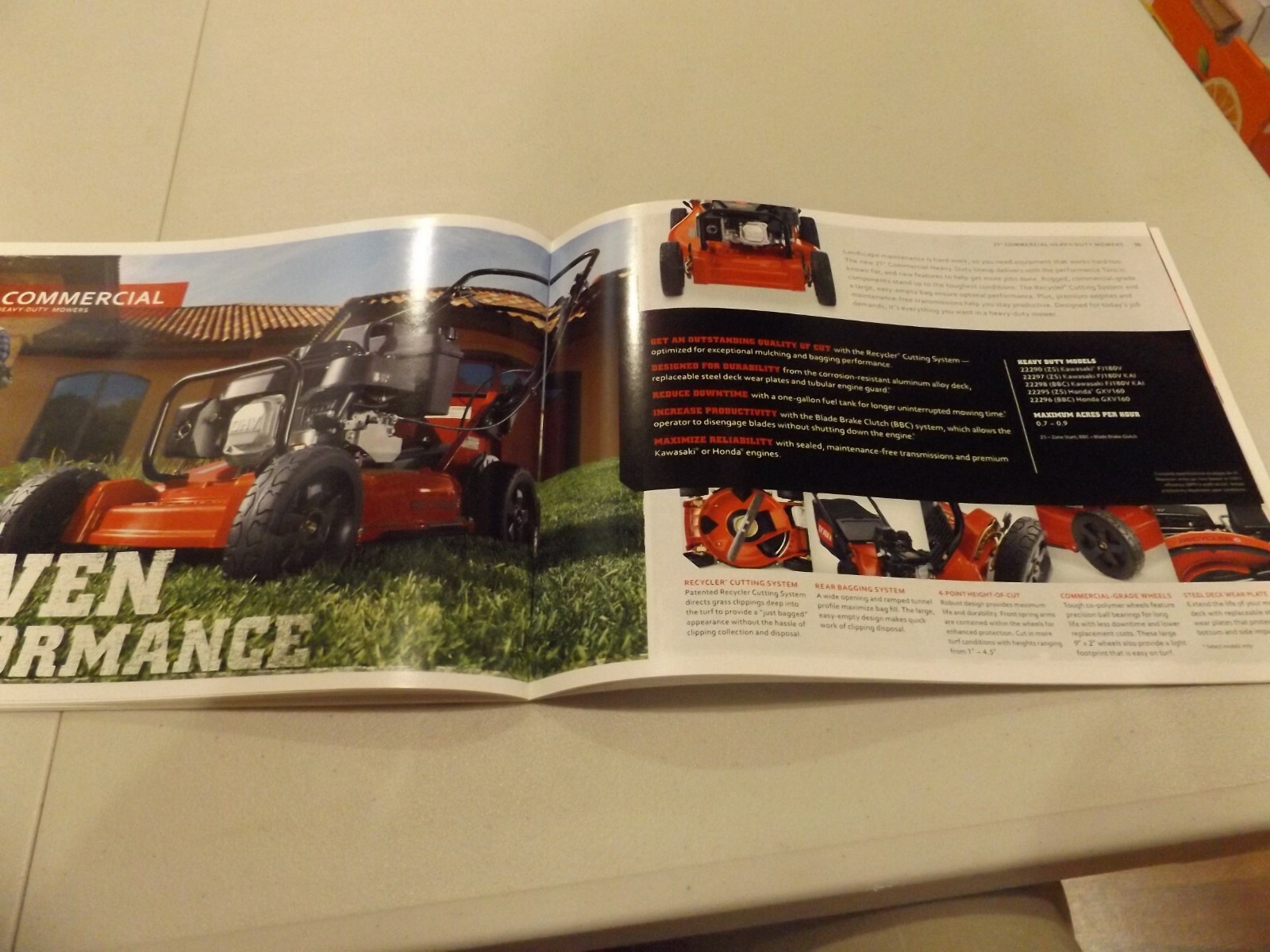 TORO COMMERCIAL LANDSCRAPE EQUIPMENT, LIT. # 490-8758 2014