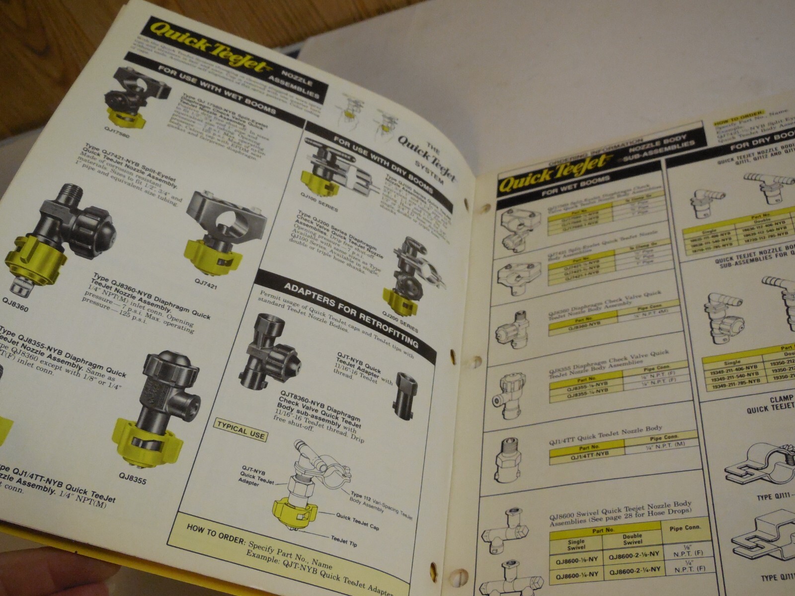 X11 TeeJet Farming Vintage Catalog 38 Farm, Agriculture Spray Nozzles Manual