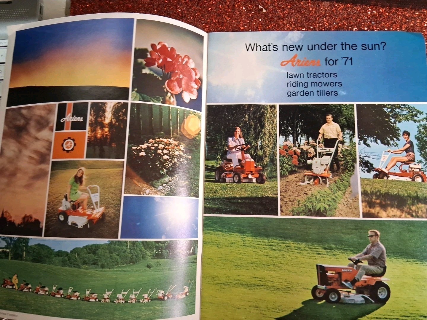 What’s new ariens 1971 lawn tractors booklet brochure Tillers Mowers Free Shippi