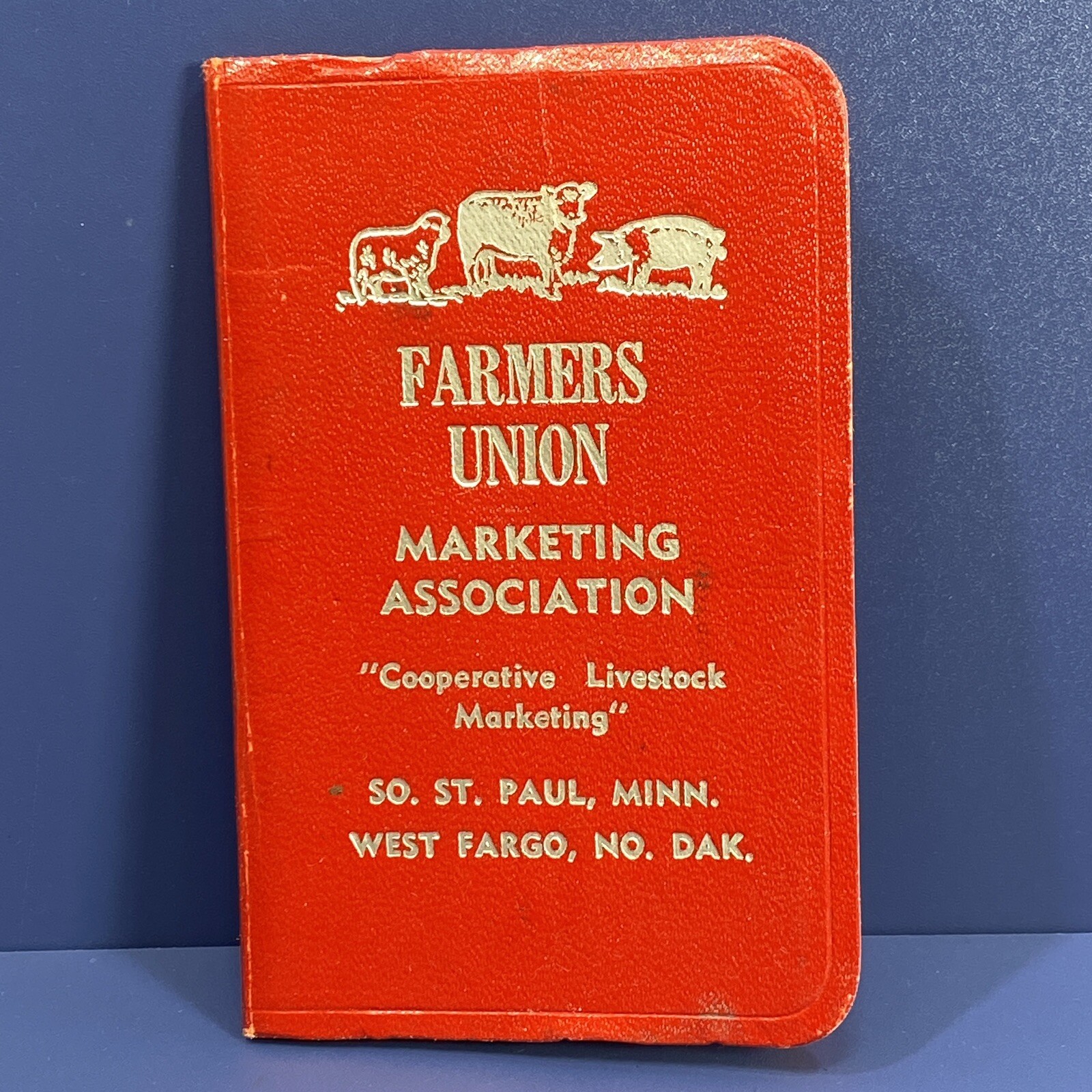 Vtg Farmers Union Marketing Association St Paul MN West Fargo ND Notebook Pad