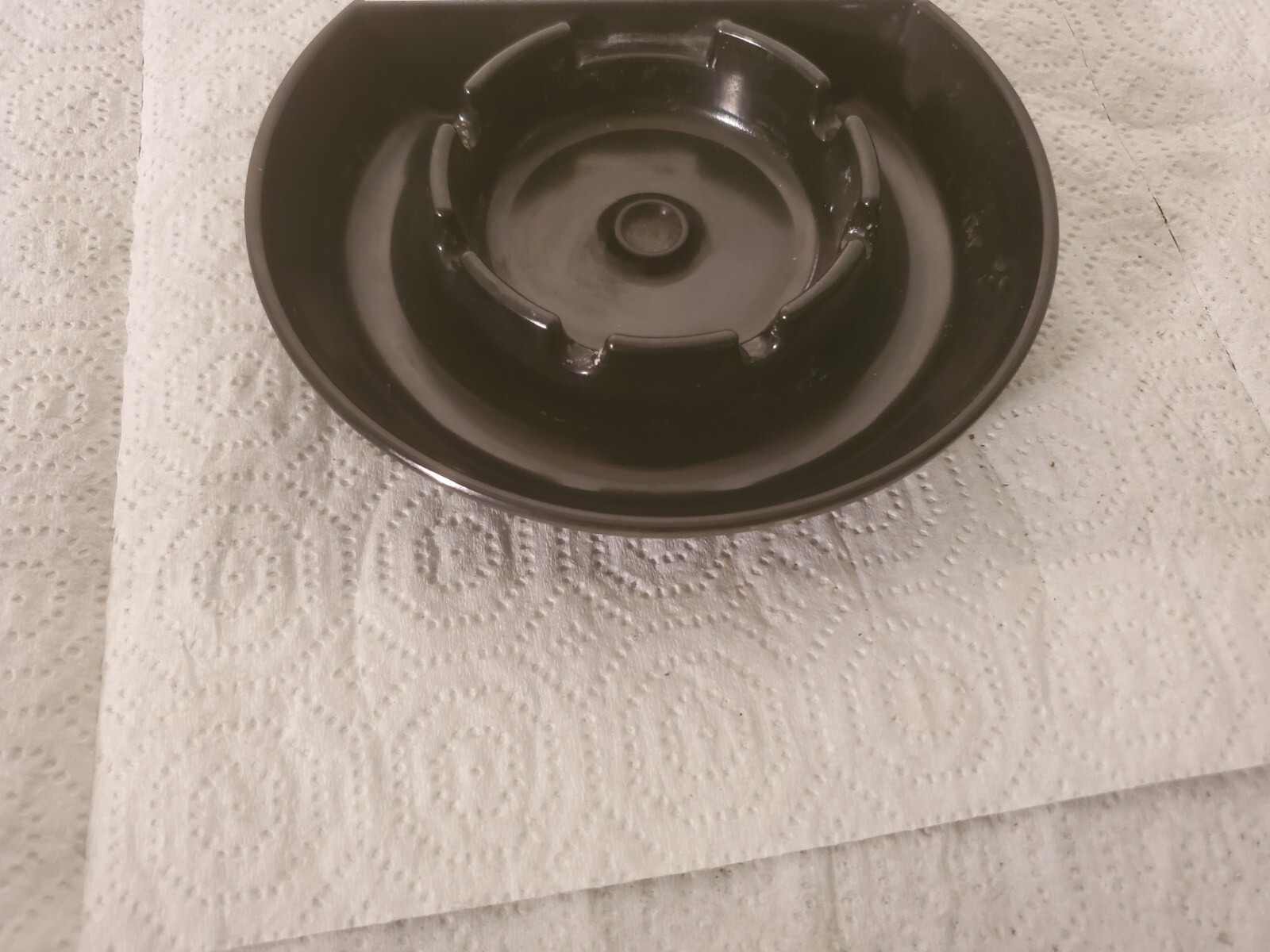 5-1/2″ Hard Plastic Ashtray Sheffield Cattle Company Sheffield Iowa Ranching