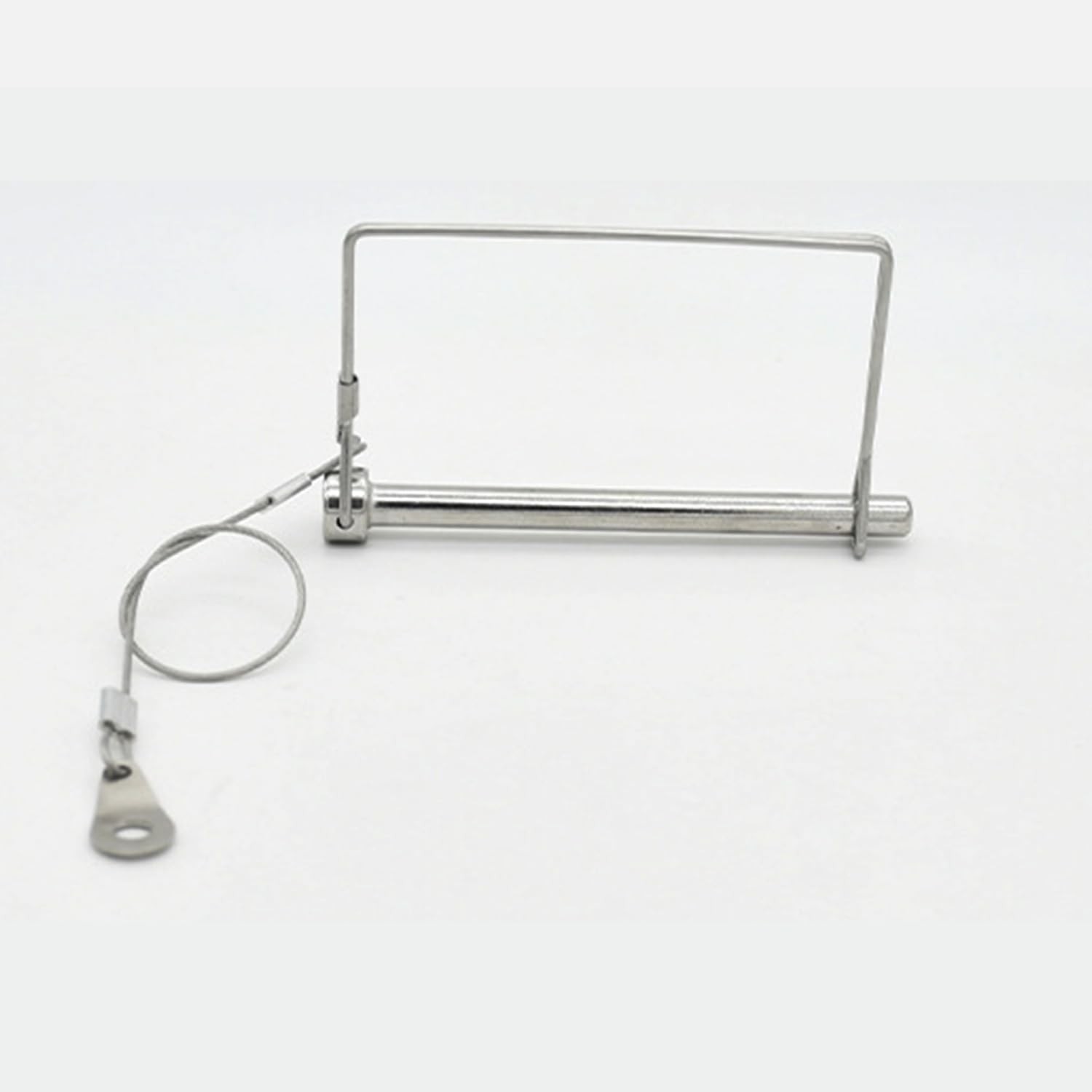 2 Pack 1/4″x4″ Trailer Coupler Pin with Anti-Loss Cable, Square Wire Lock Pin fo