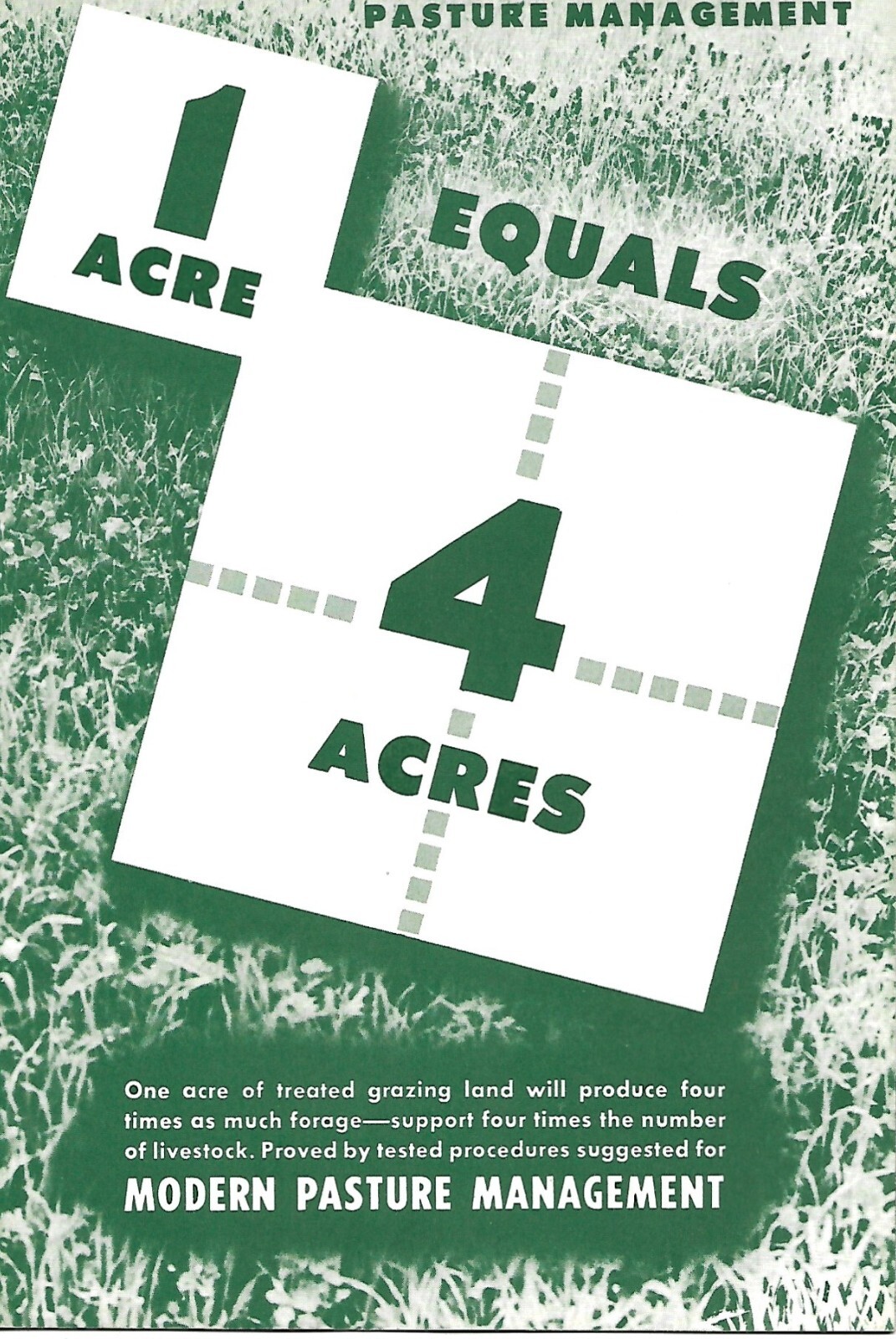 Farm Education Brochure – Case – Modern Pasture Management – c1952 (F8273)