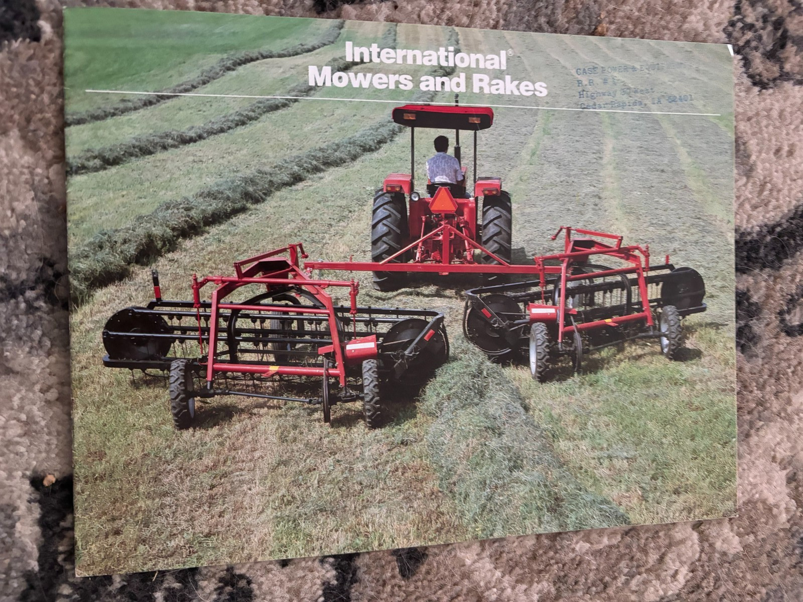 International Harvester Mowers & Rakes For 1984 Brochure AMIL26
