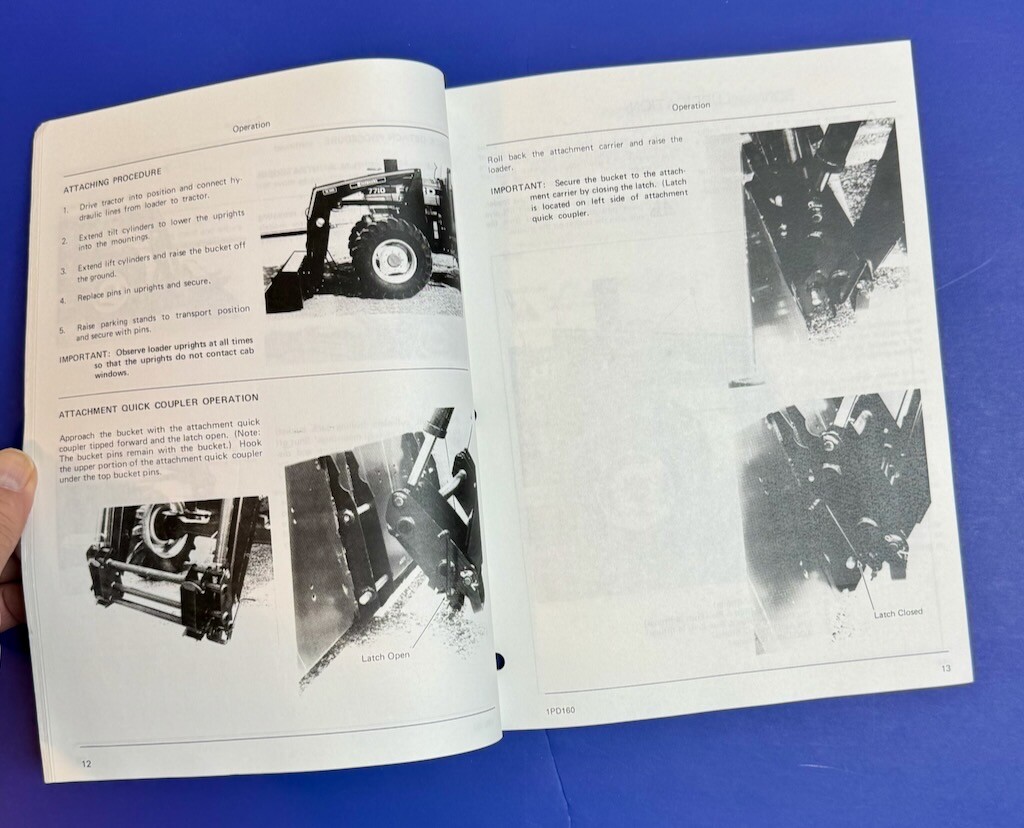 Farmhand XL 940 Loader Parts Setup & Operators Manual