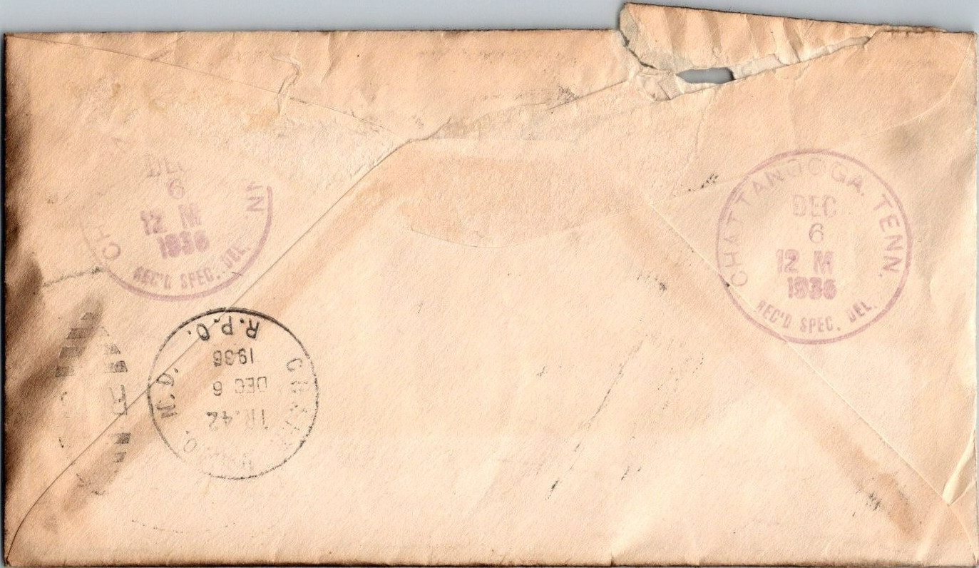 1936 John Deere Farm Equipment Sibert’s Hardware Gadsden Al Letterhead & Cover
