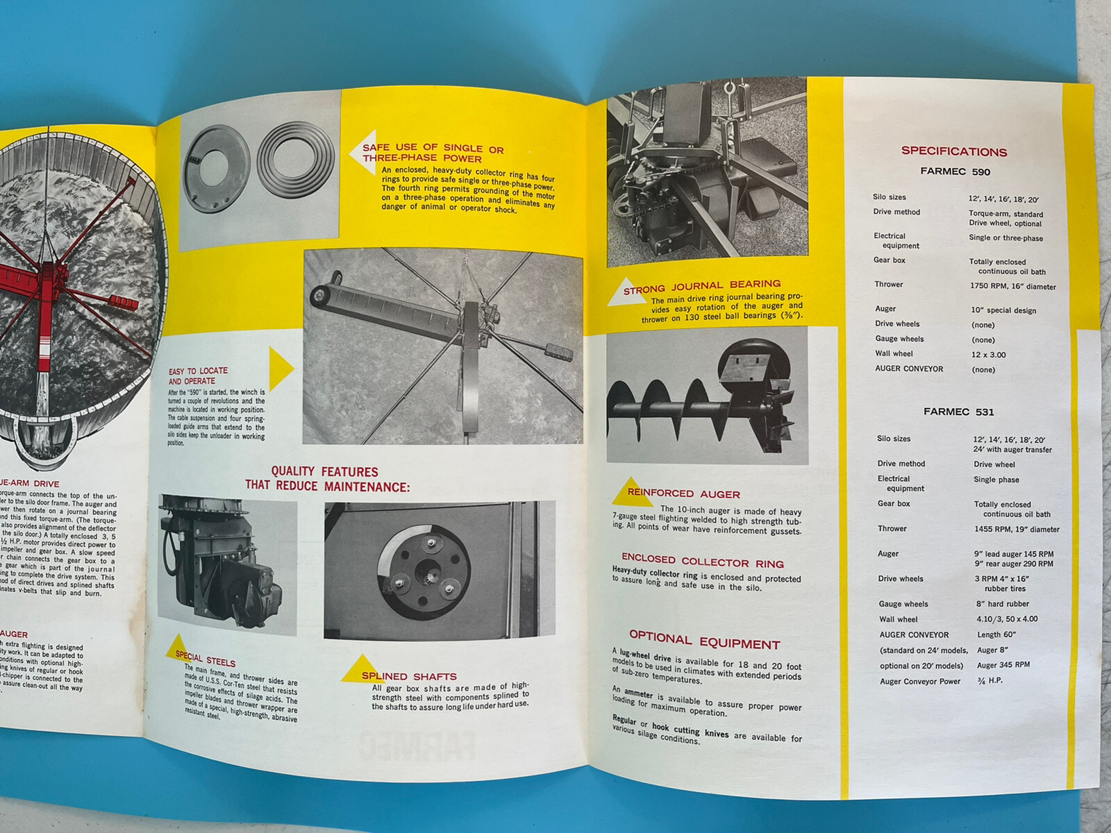 Vintage Set of 4 Farmec Buyers Guide.
