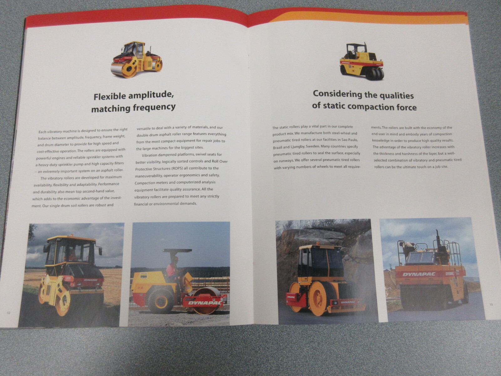 Dynapac Company Brochure 20 Page Nice Information