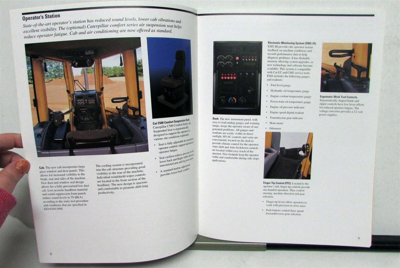 2003 Caterpillar D6N Track Type Tractor Specs Construction Sales Brochure