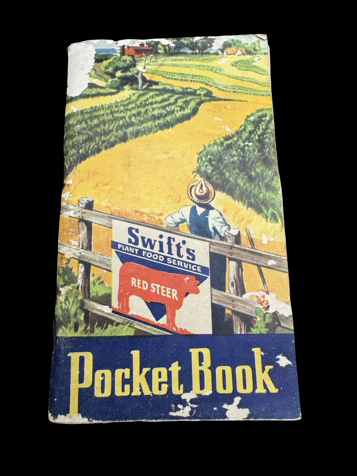 Swift’s Plant Food Service Red Steer Notebook Pocket Book Used 50’s