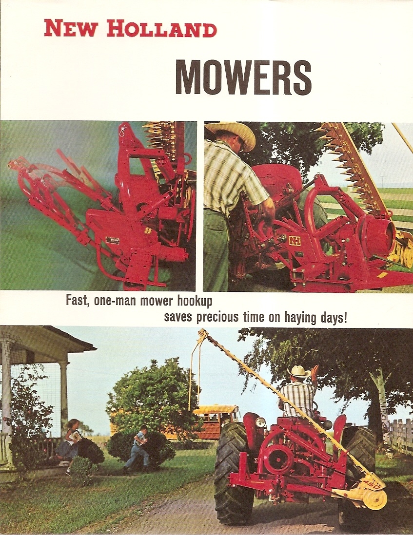 Farm Equipment Brochure – New Holland – 450 455 – Mower – c1965 (F2782)