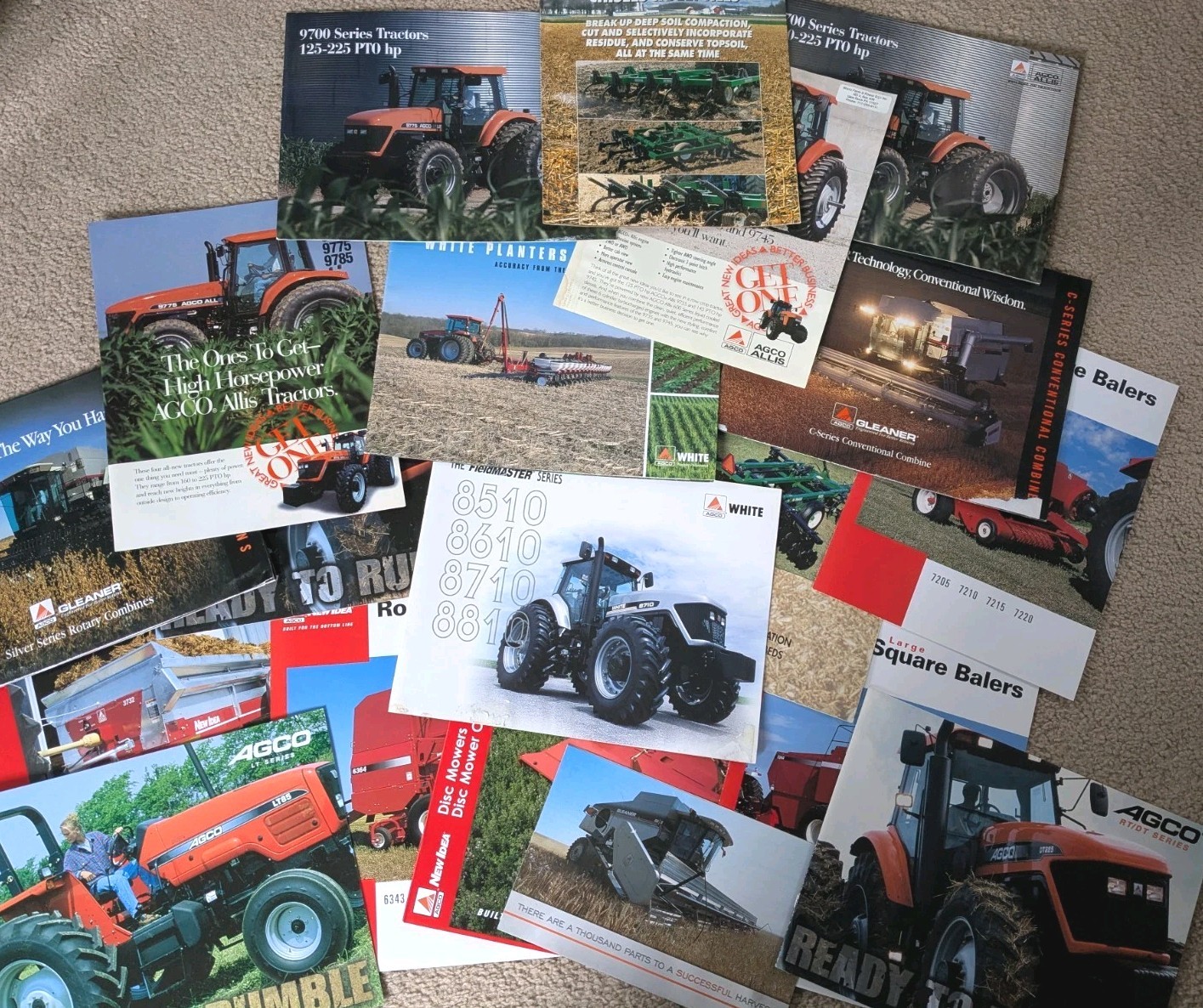 1990’s-Early 2000’s Agco White Paper Ephemera Lot