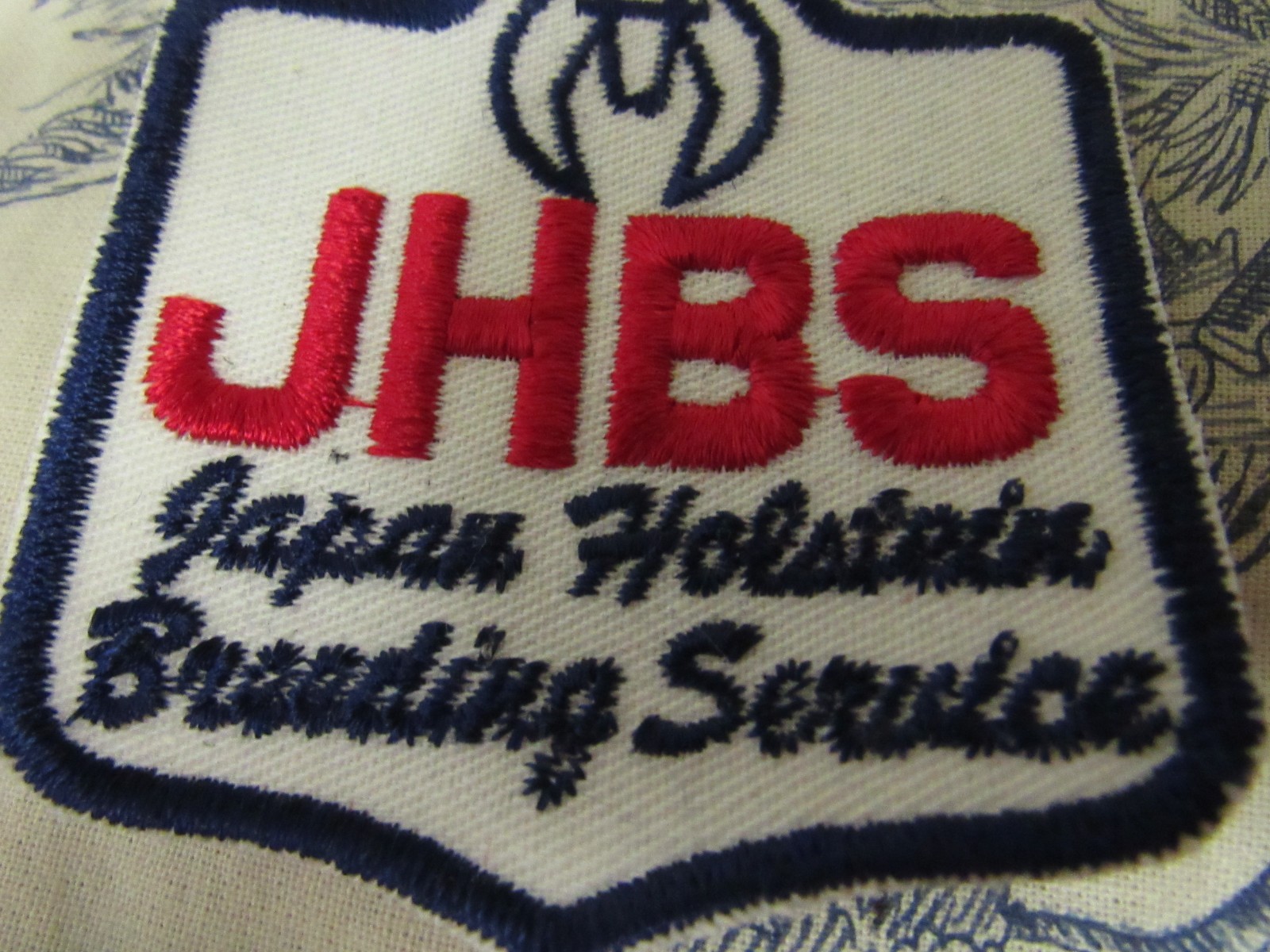 Vtg. “JHBS” Japan Holstein Breeding Service Employee Embroidered Patch
