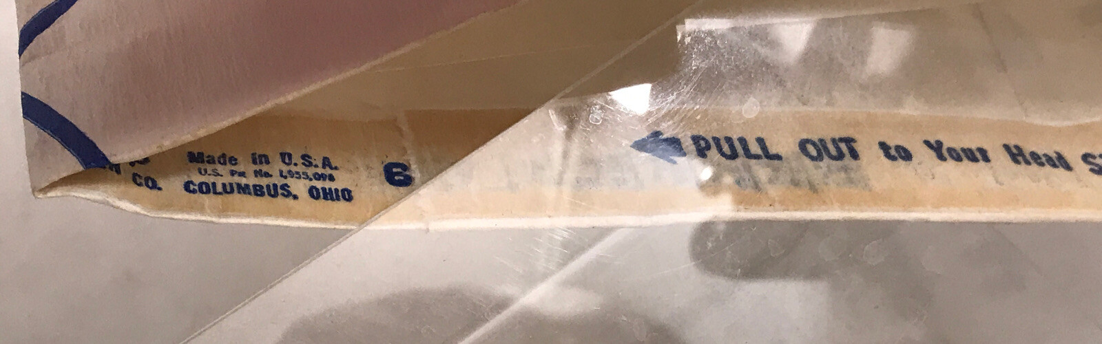 De Laval Columbus OH 1960’s Employee Paper Hat Vintage Coolers Milkers Dairy