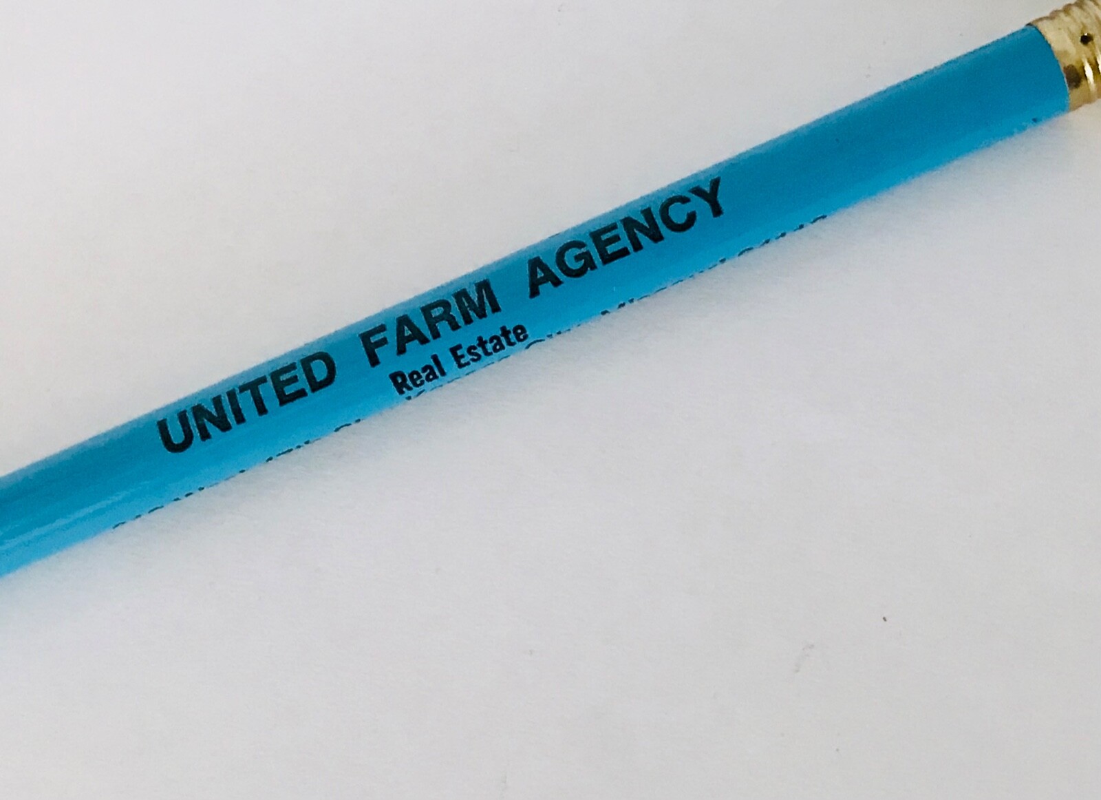 Vtg United Farm Agency Real Estate Kansas City MO Farms Ranches Sales Ad Pencil