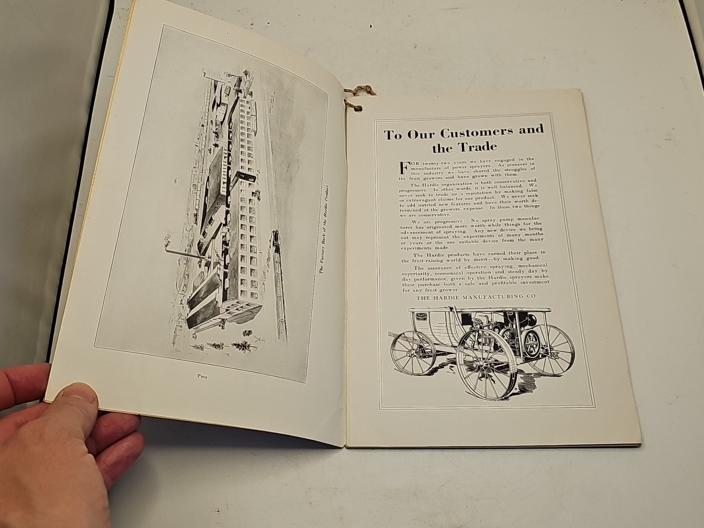 vintage hit miss hardie sprayer tractor avery catalog brochure 1920’s