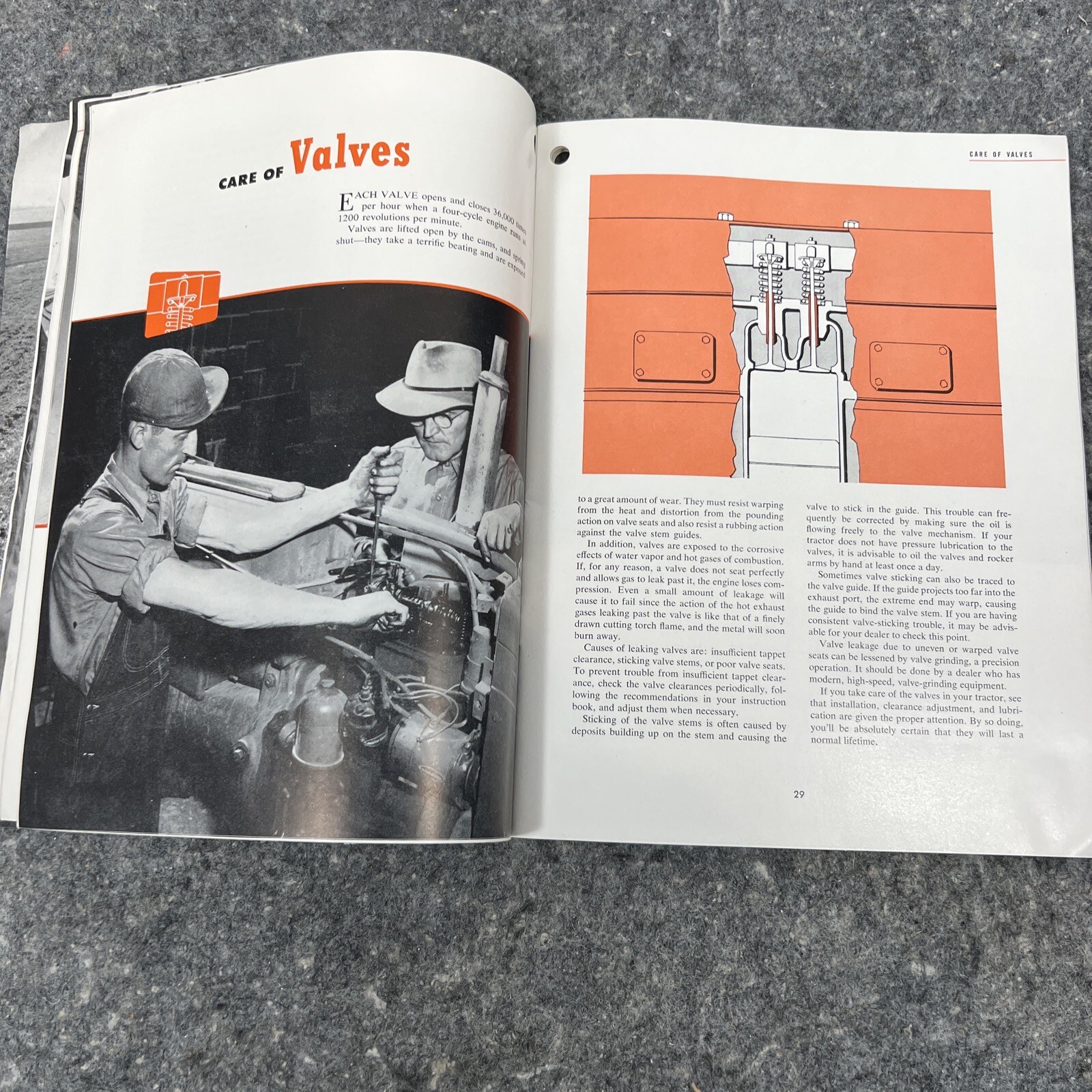 Vintage 1950’s Gulf Oil Corporation FARM Tractor Guide / Maintenance OEM