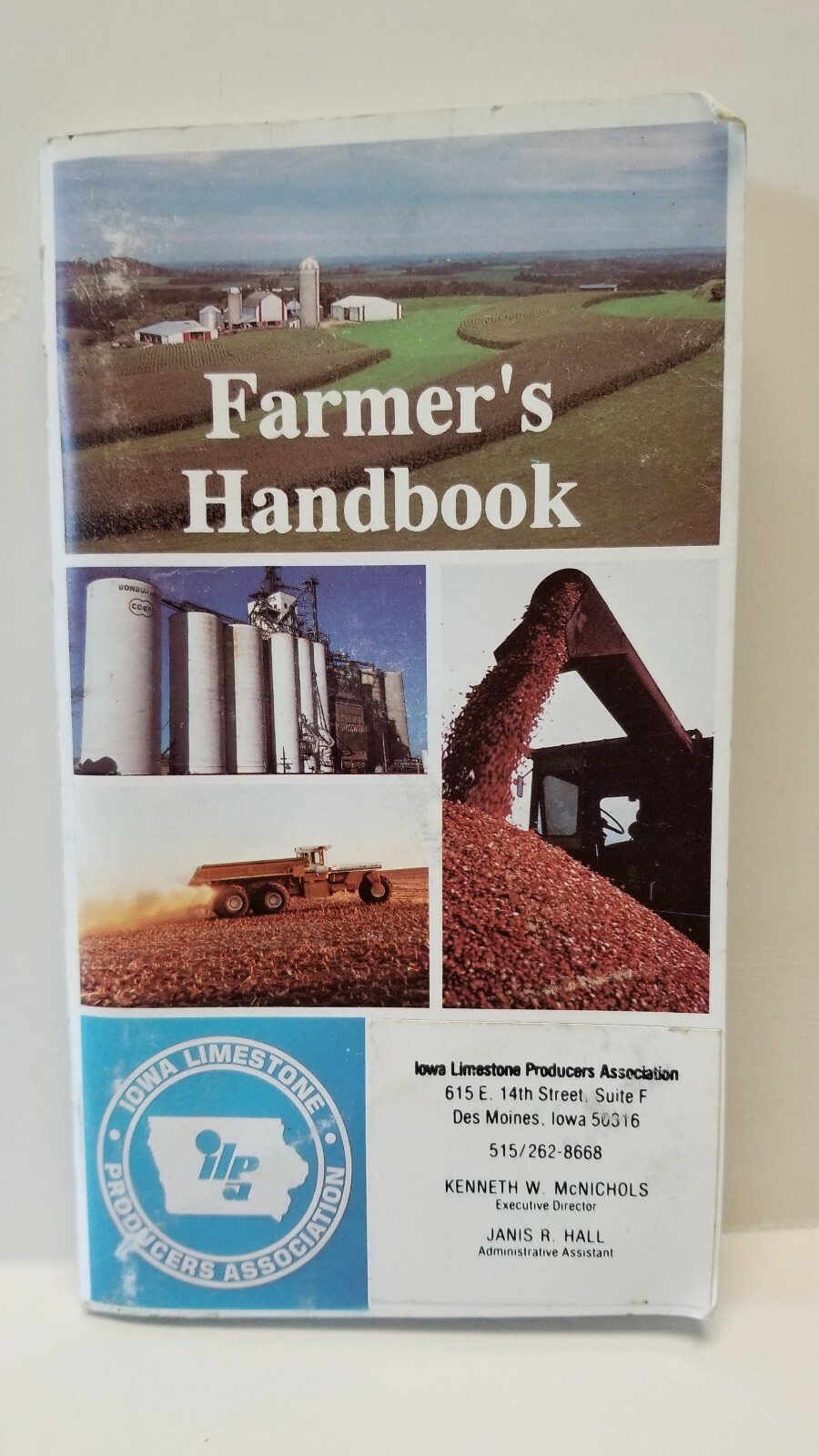 1990s Iowa Limestone Producers Farmer’s Handbook Farm Farming Book Booklet 7×4