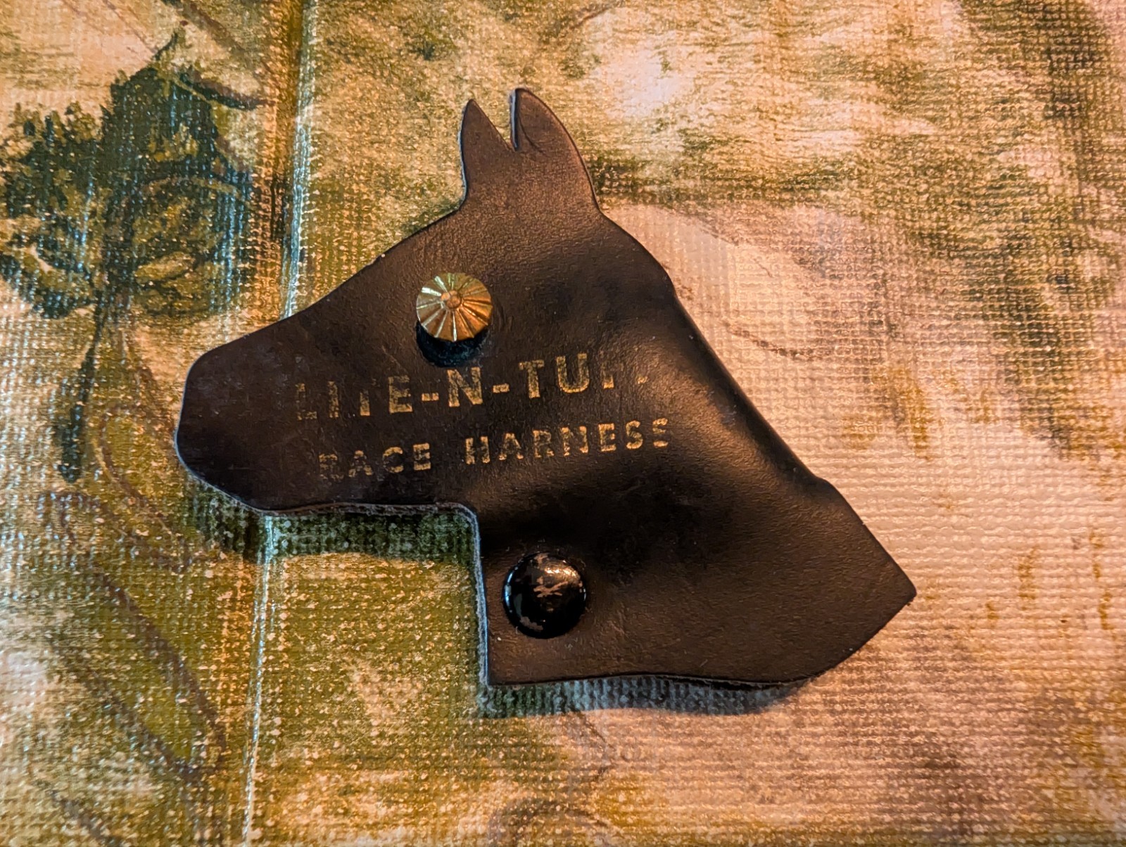 RARE Leather Key Holder Holland Horse Equipment Co Horse Head Holland, MI Mich