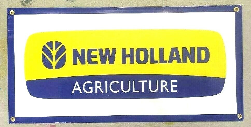 NEW HOLLAND AGRICULTURE BANNER- 48″ X 24″