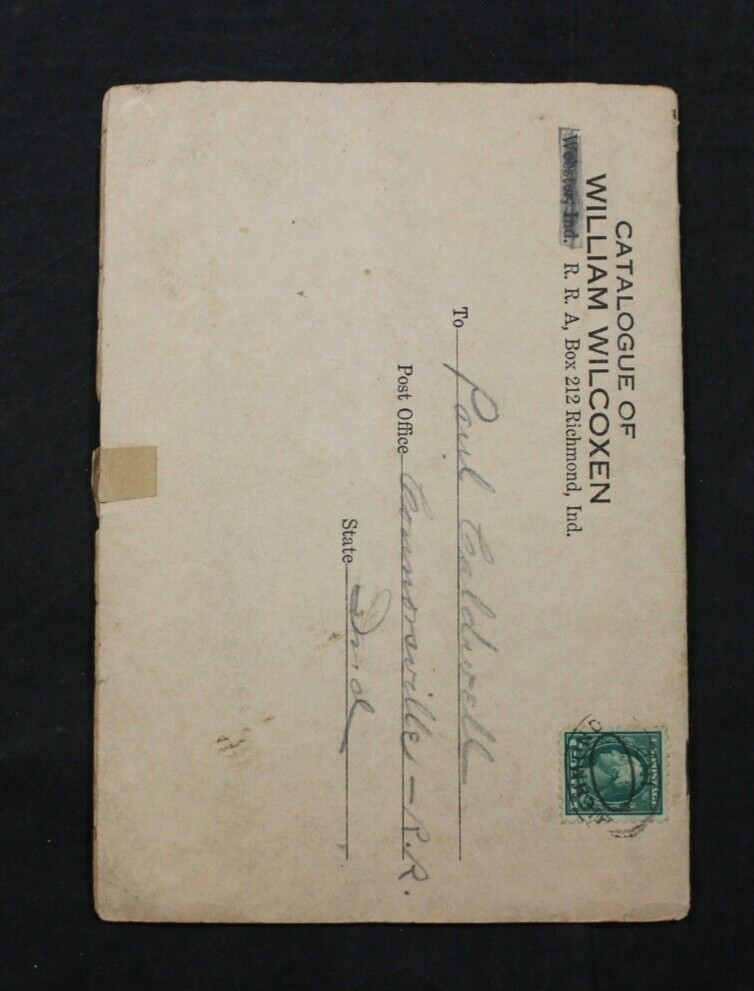 VINTAGE 1917 WILCOXEN’S SALE OF IMMUNED DUROCS HOGS CATALOG ~ RICHMOND, INDIANA