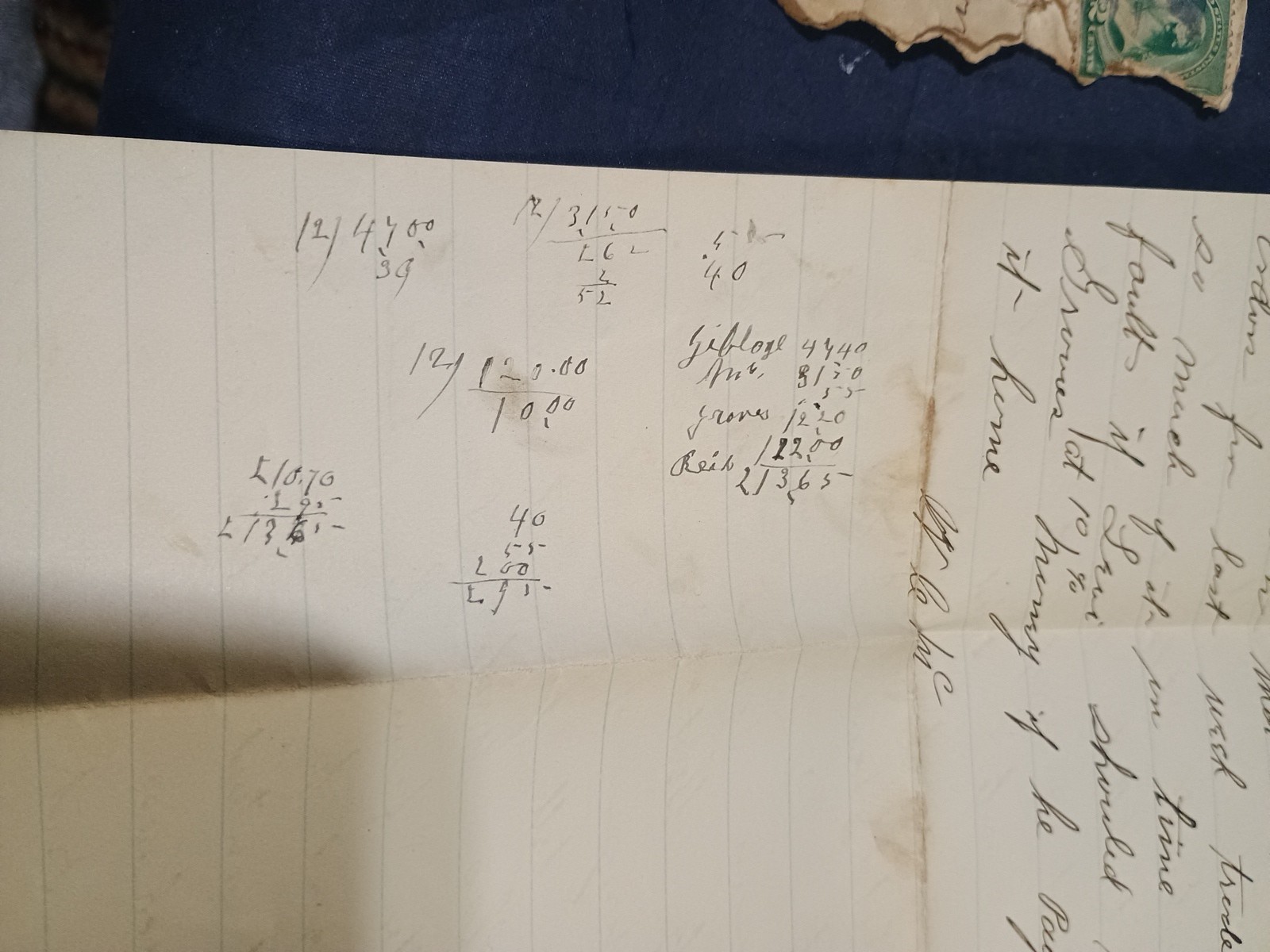 Vintage 1890 M’EMEN & SMITH Farm Implements,Letter & Envelope