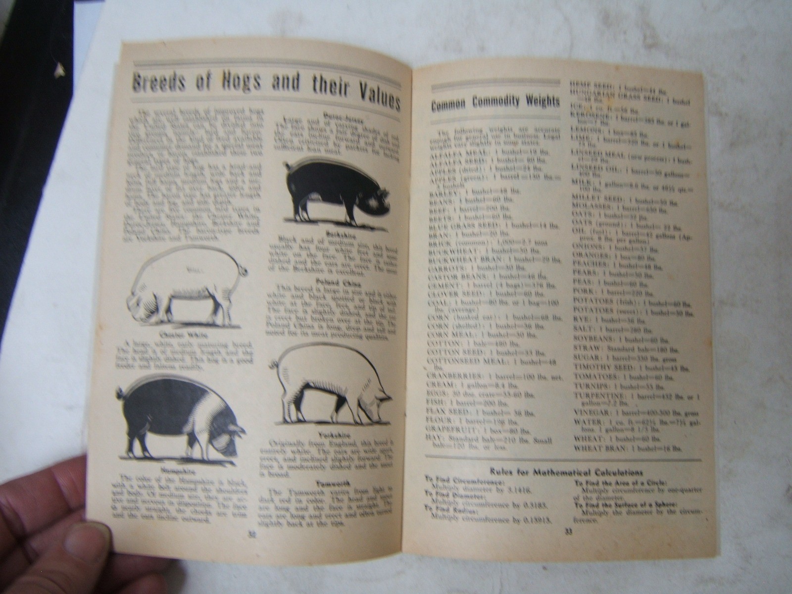 B F Goodrich Farmer’s Handbook and Almanac 1949 Good Condition