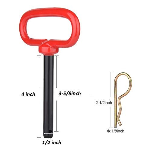 Trailer Hitch Pin 1 2 x 3 5 8 Inch 2 Pack New